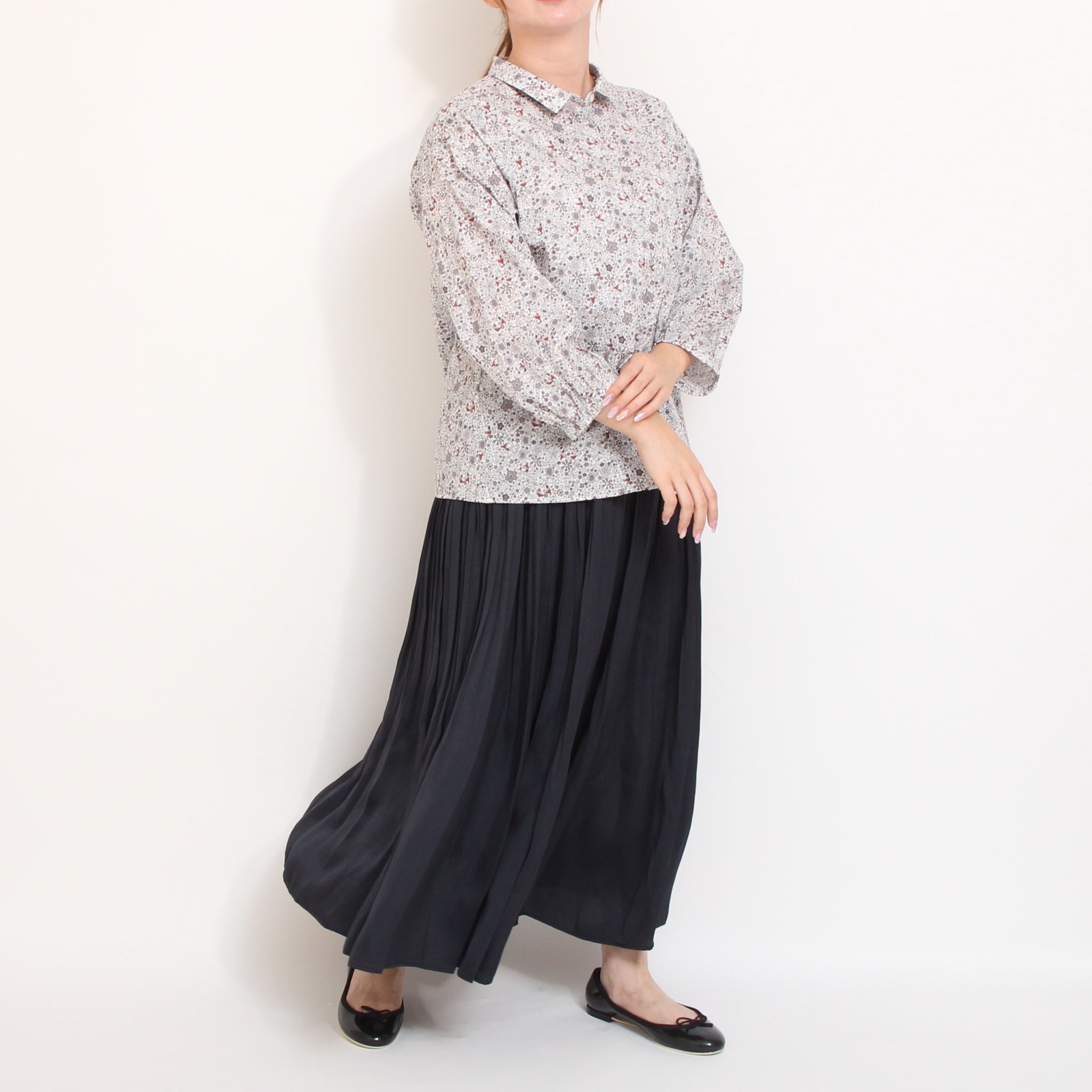 sosottoサテンプリーツスカート26