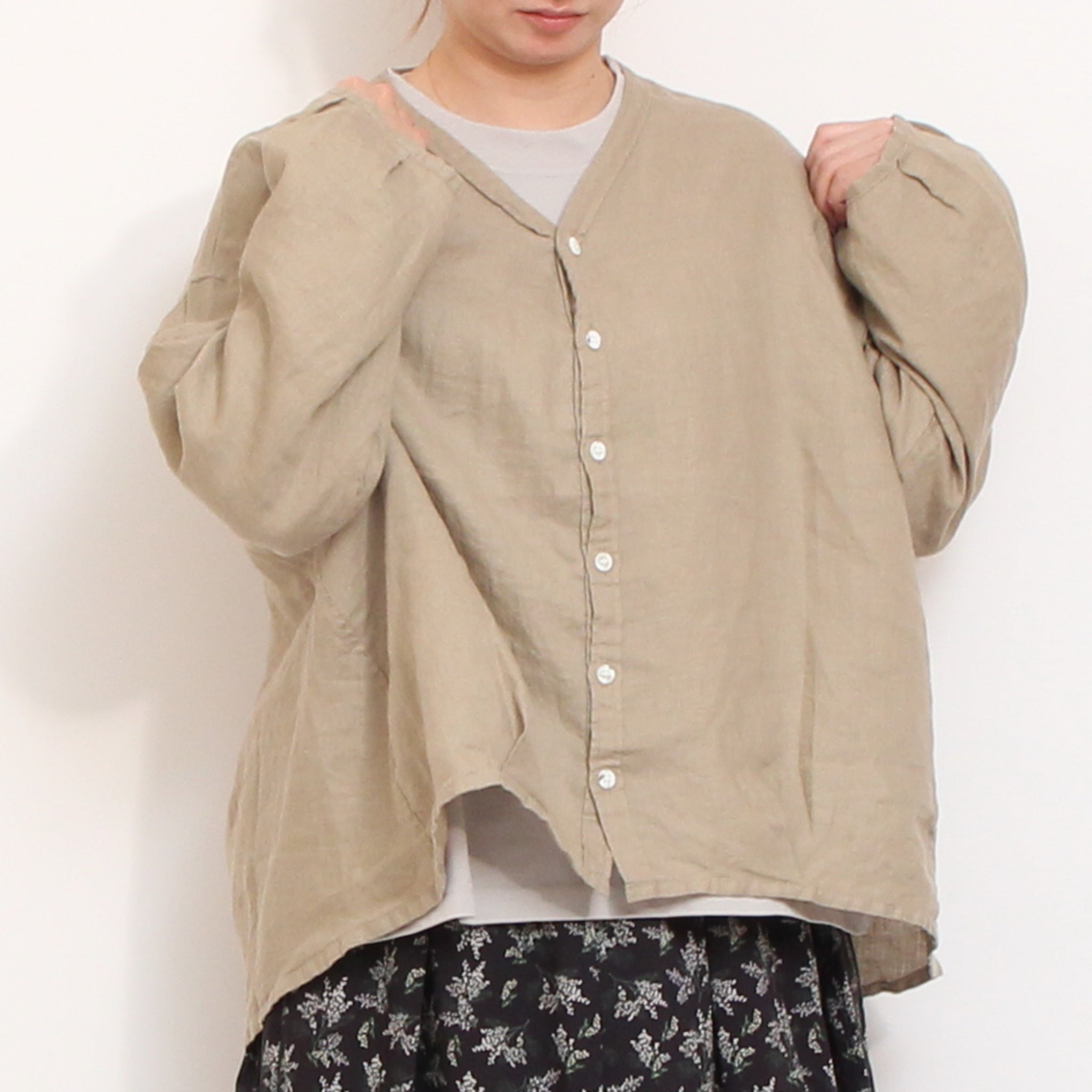 【8月31日まで期間限定20%OFF】Brocanteカルディガンシャツ 26