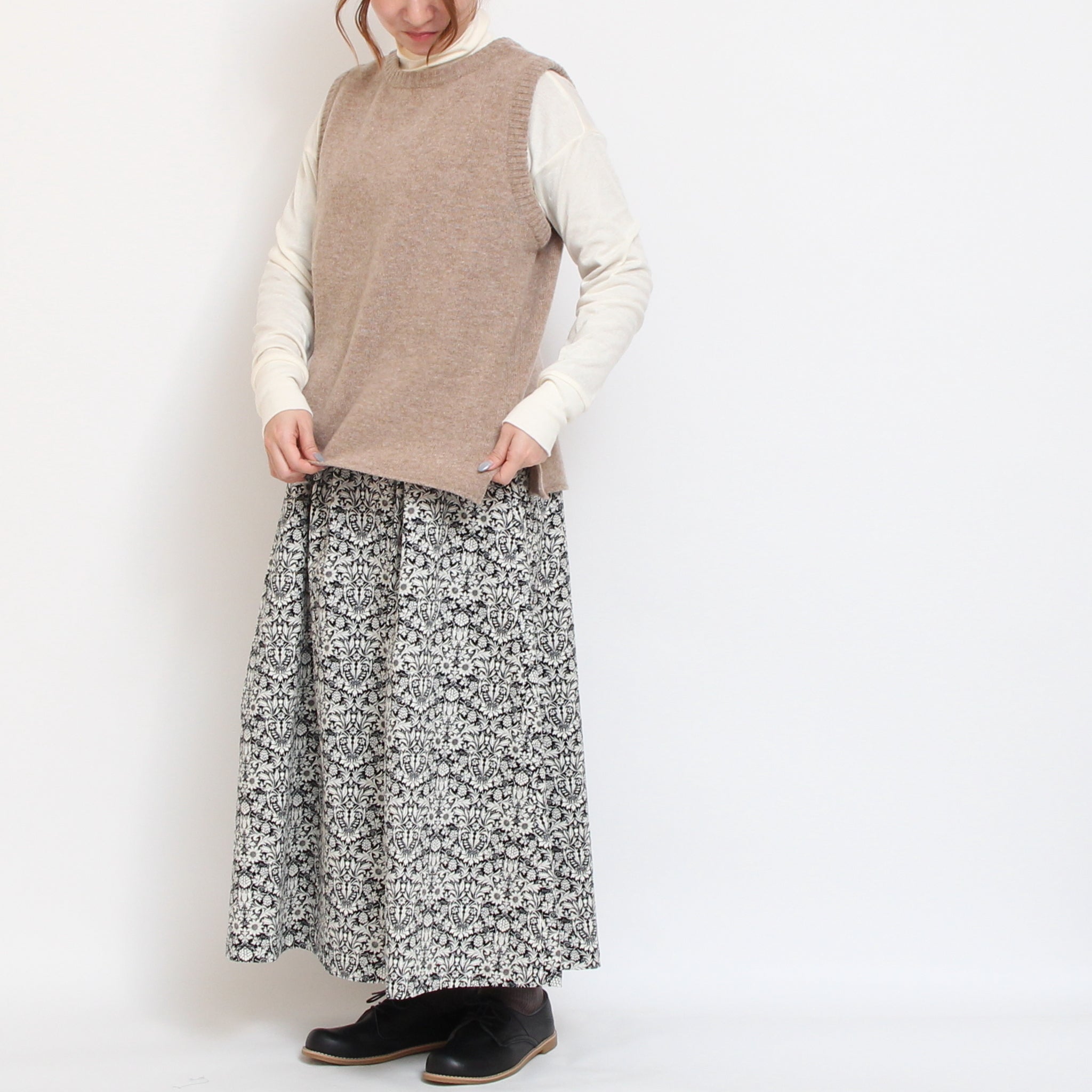 【20%OFF】【BEIGEのみ ラスト1点】NARUタスマニアラムベスト25