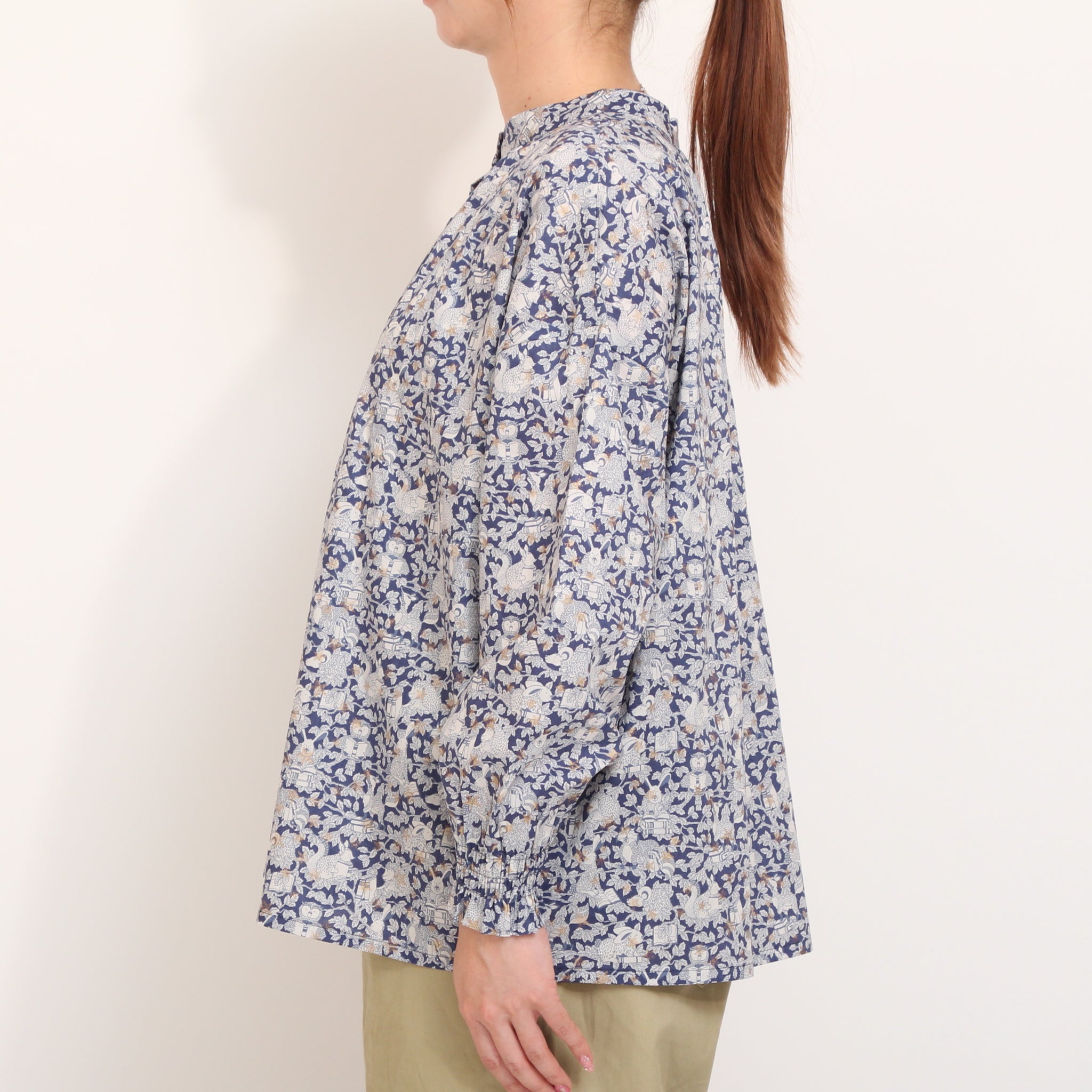【本店限定商品】sosotto LIBERTY2WAYスタンドブラウス