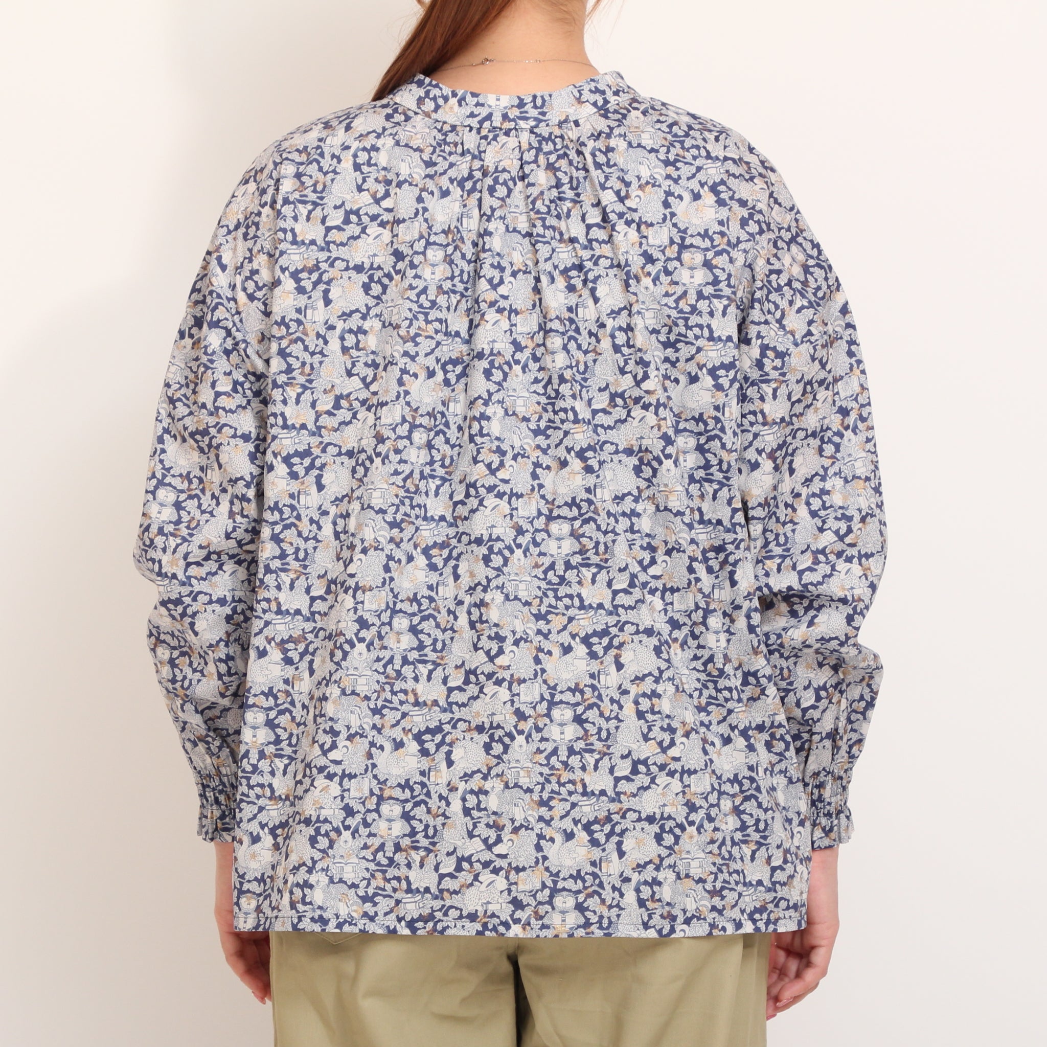 【本店限定商品】sosotto LIBERTY2WAYスタンドブラウス