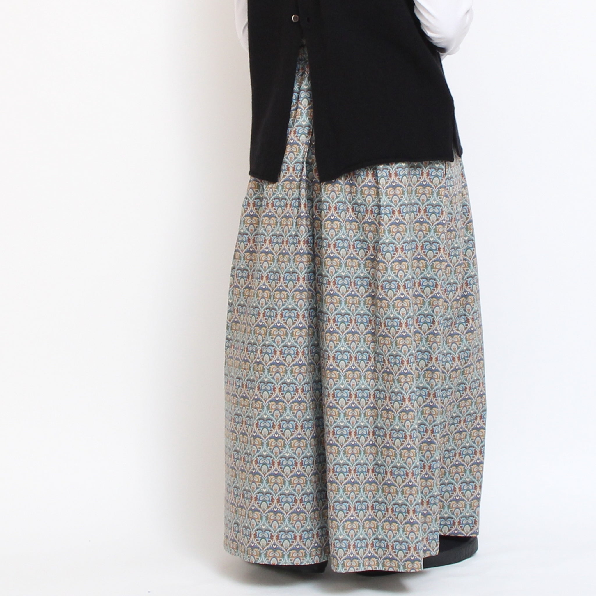 【BLUEのみ ラスト1点】【本店限定商品】LIBERTYサスペンダースカート