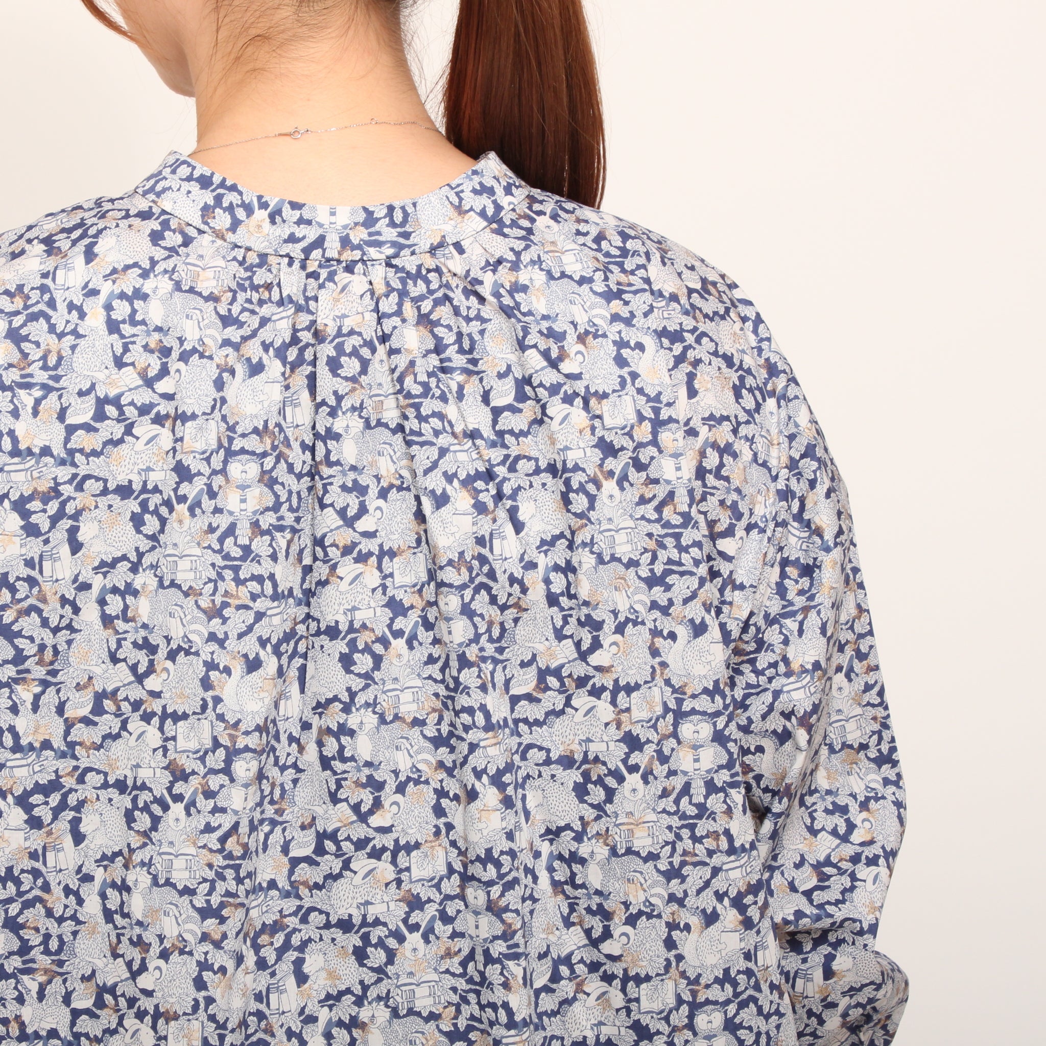 【本店限定商品】sosotto LIBERTY2WAYスタンドブラウス