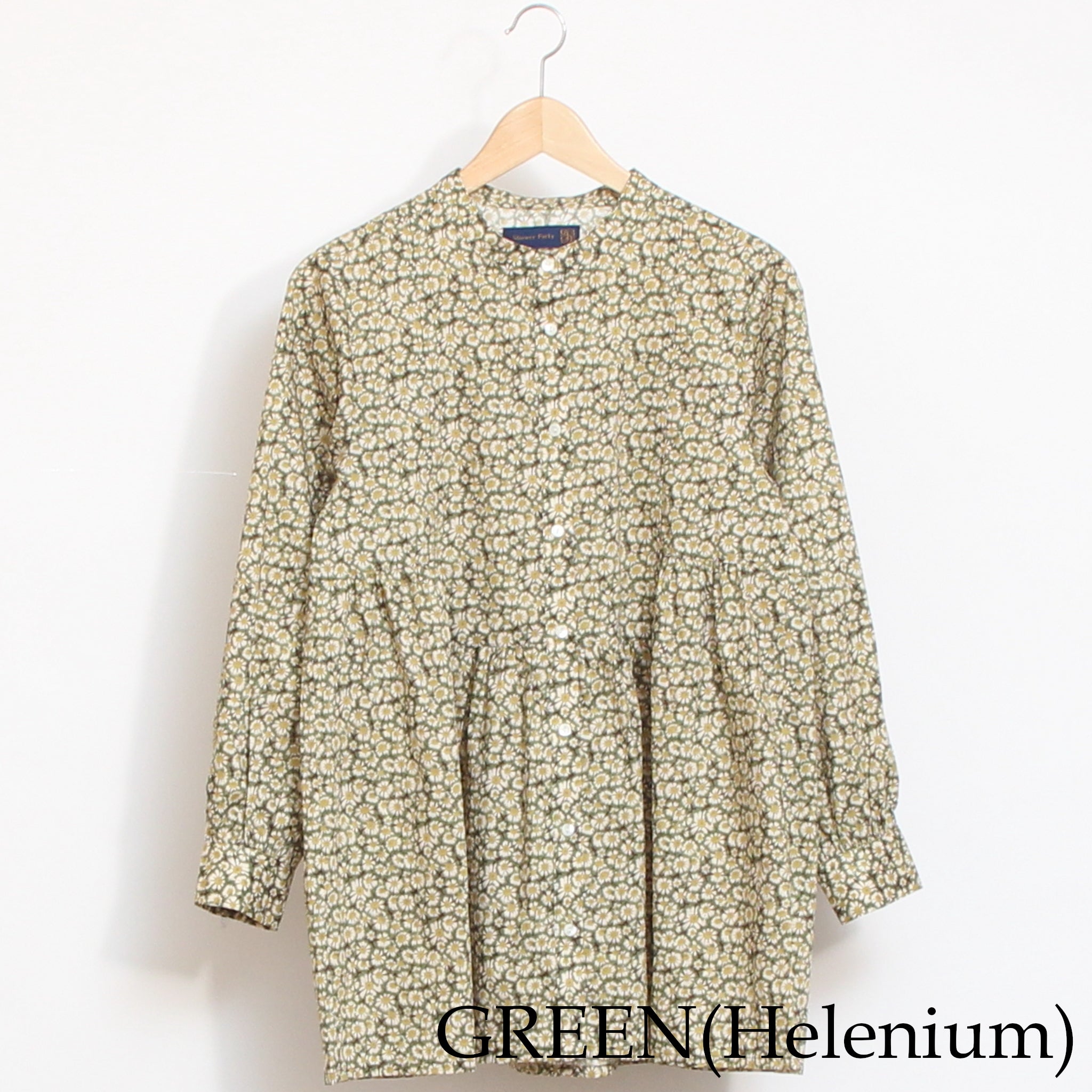 【RED・GREENラスト1点ずつ】【本店限定商品】リバティ切替ギャザーチュニック2601
