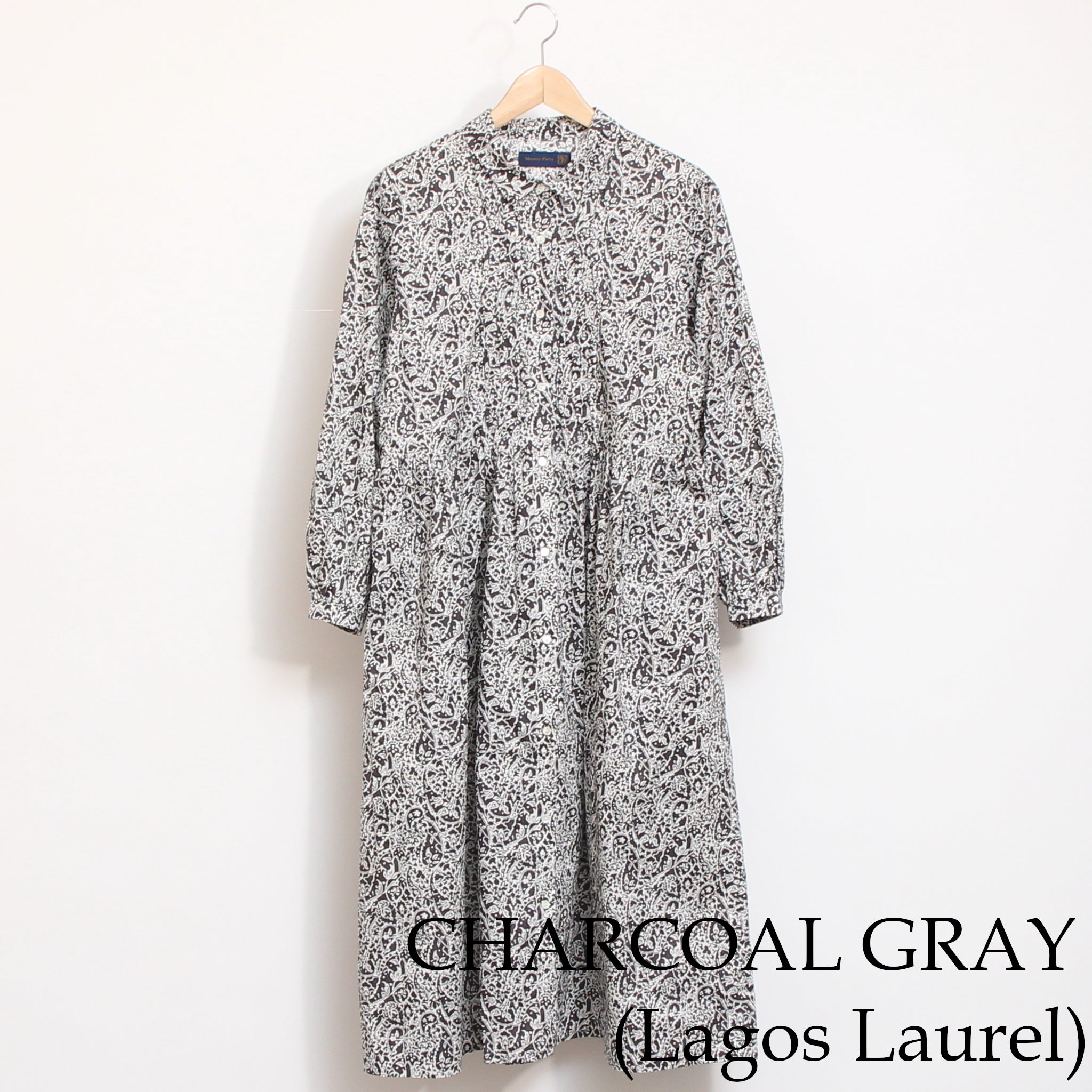 【30%OFF】【NAVYラスト1点】リバティウェーブタックワンピース(2601)