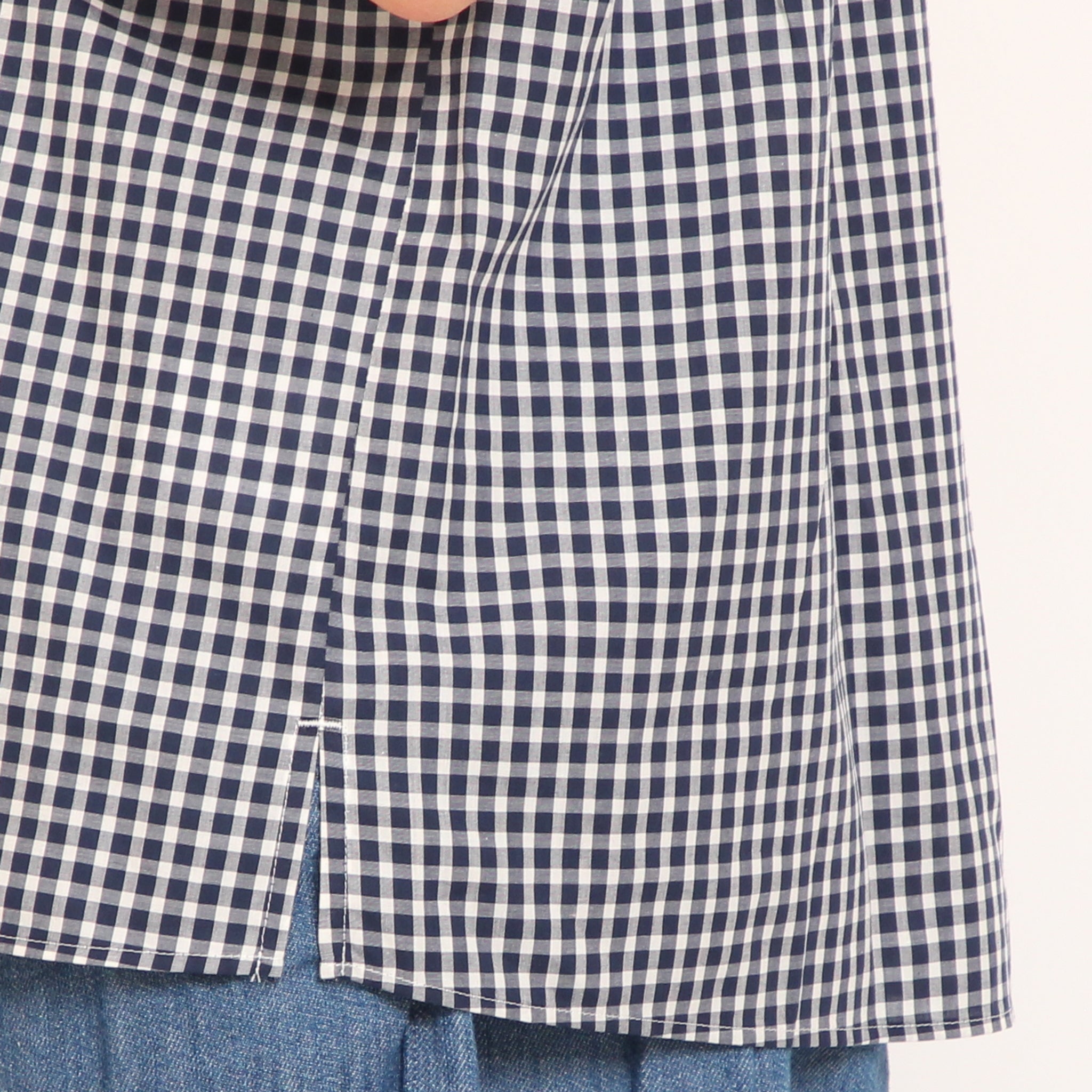 【本店限定商品】 リバティチェックワイドショールスキッパーシャツ2605