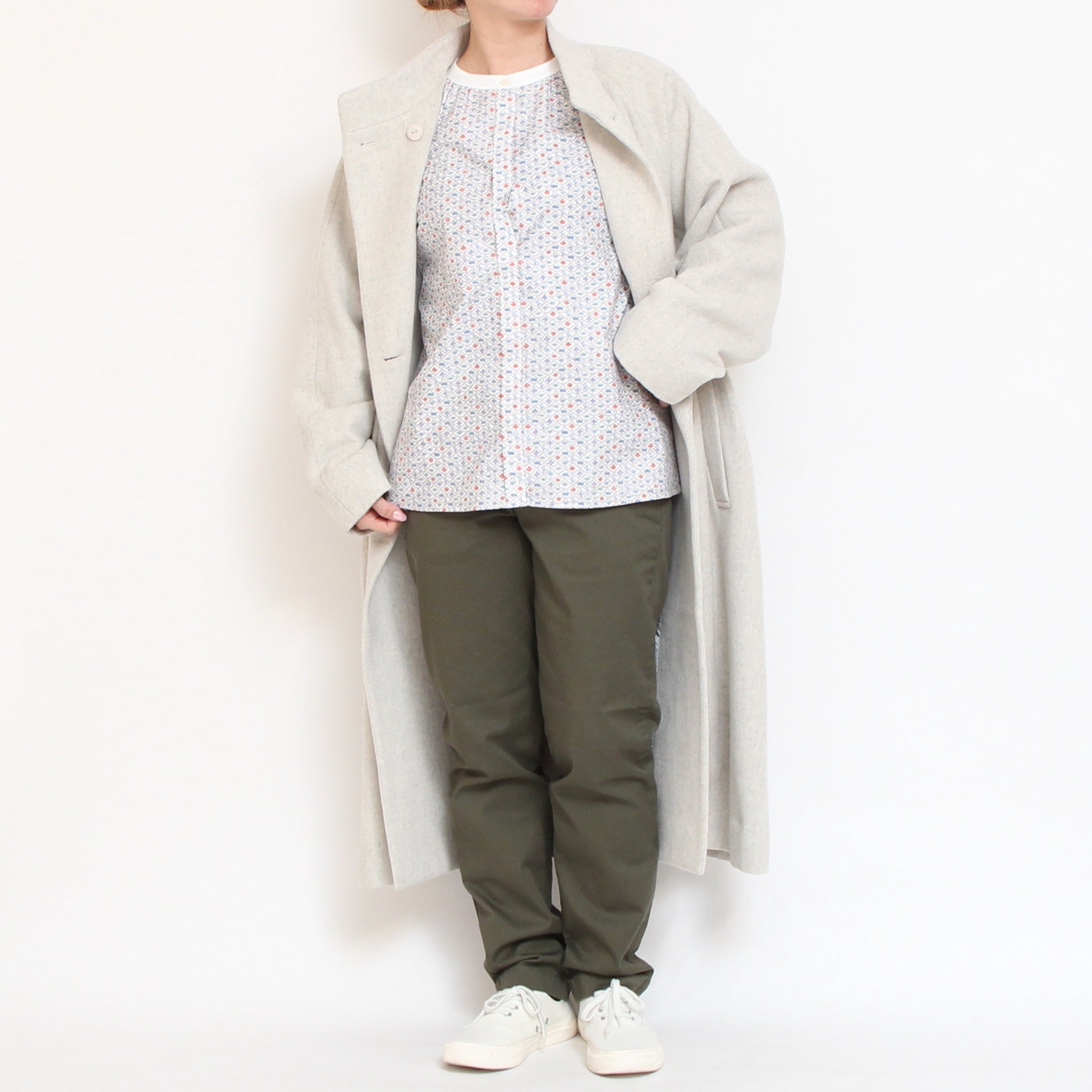 Cotton Flannelクレリックシャツ(2601)
