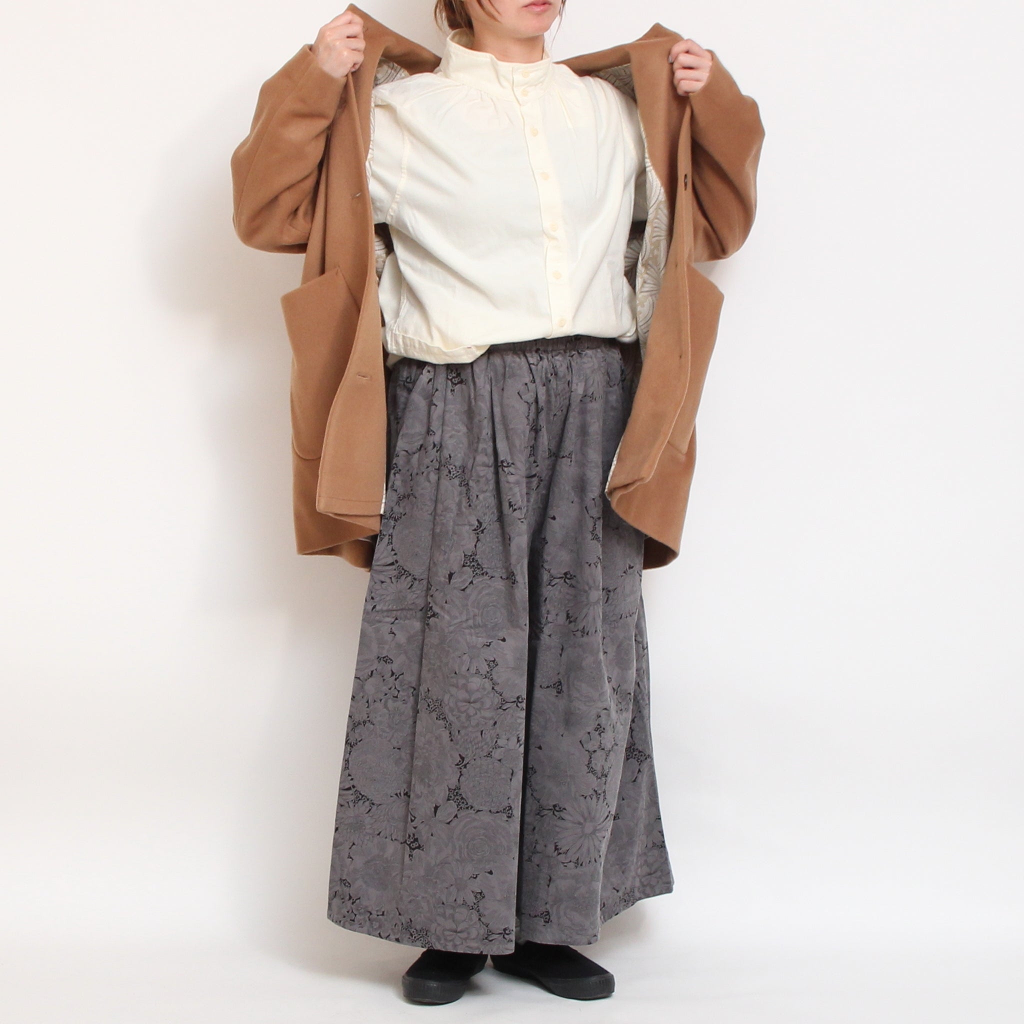 【ラスト1点ずつ】 コーデュロイLIBERTYスカート風パンツ(2511)