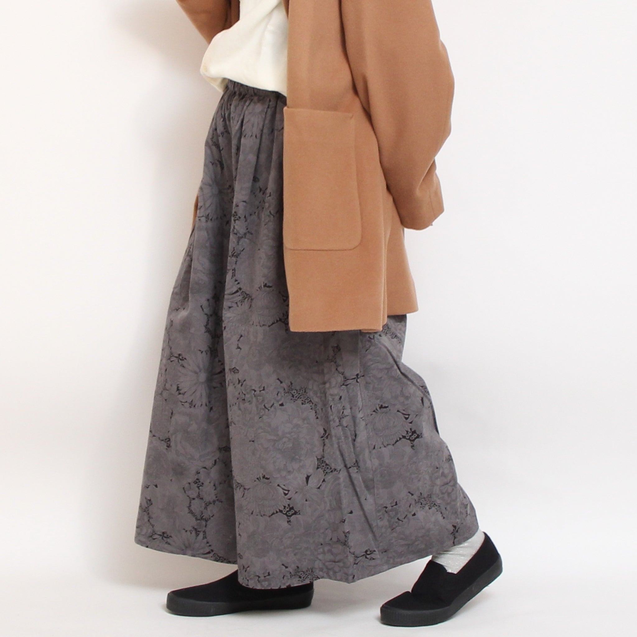 【ラスト1点ずつ】 コーデュロイLIBERTYスカート風パンツ(2511)