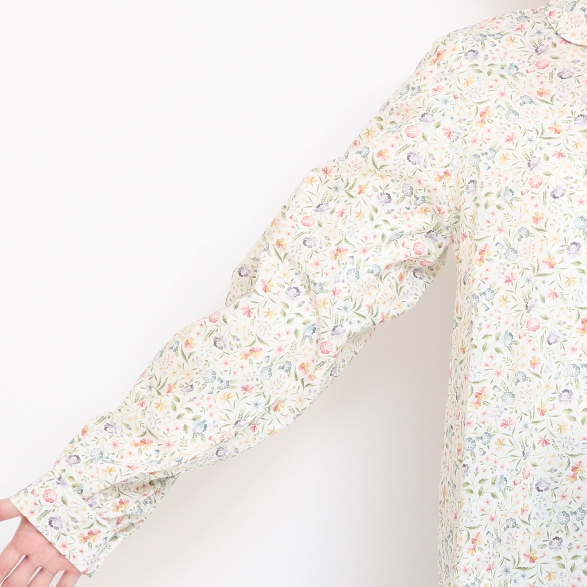【YELLOWのみ ラスト1点】【本店限定商品】LIBERTYラウンドカラーショートシャツ