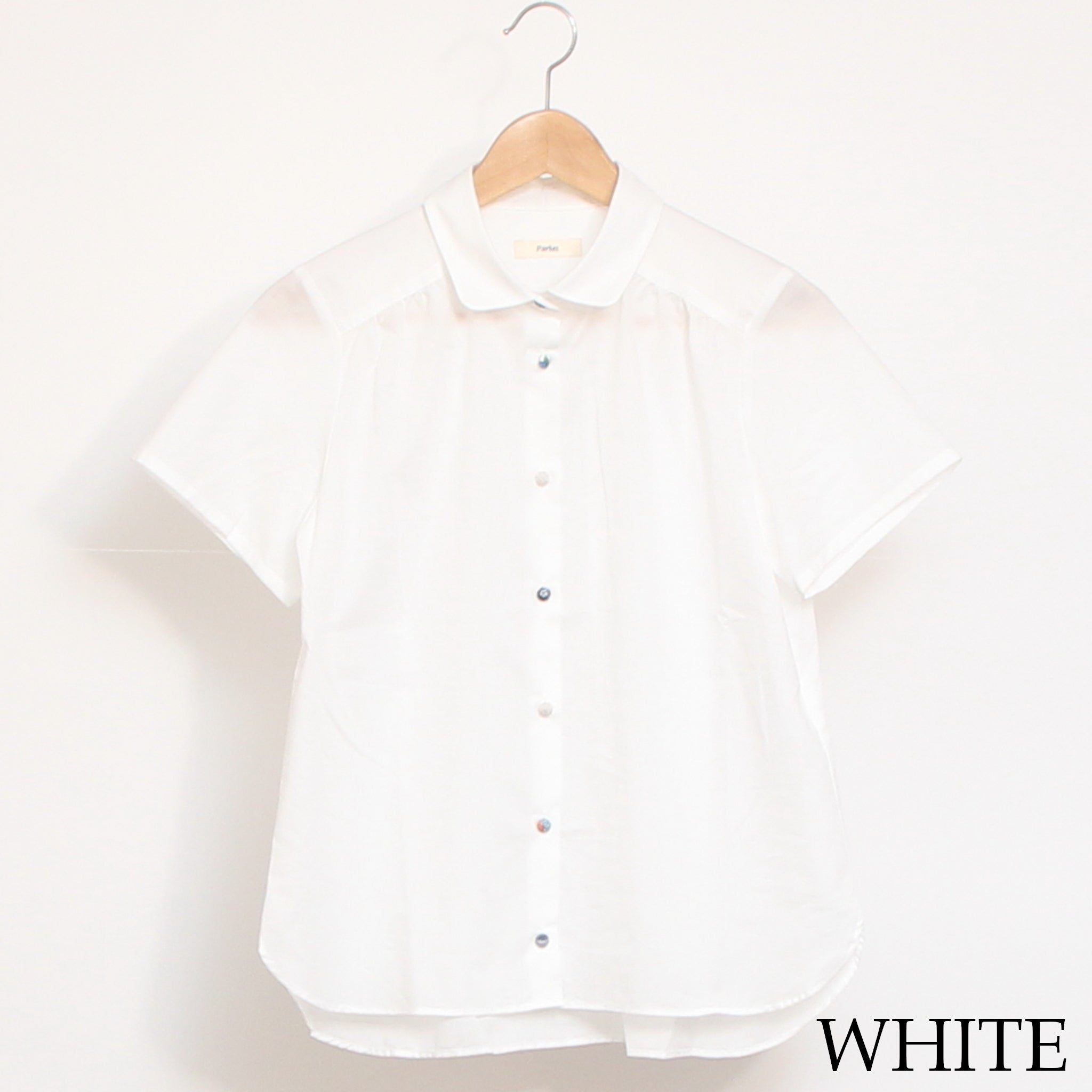 【20%OFF】 【取り扱い店舗限定商品】リバティ釦半袖レギュラーシャツ
