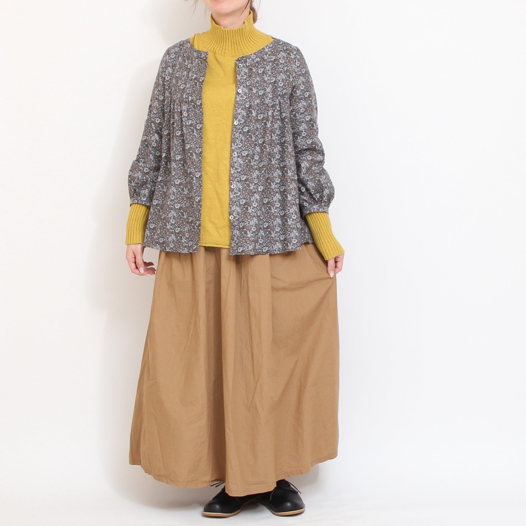 【再値下げ・50%OFF】エアリーコットLIBERTYクルータックブラウス71037