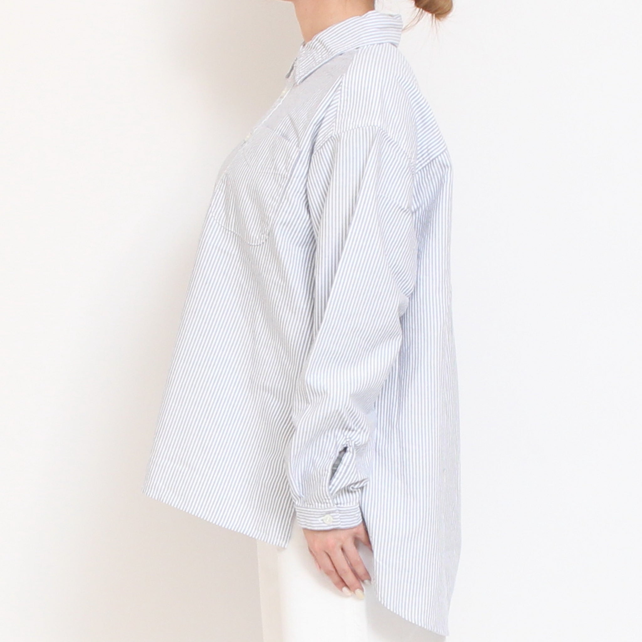 D.M.Gオックス ストライプナチュラルシャツ