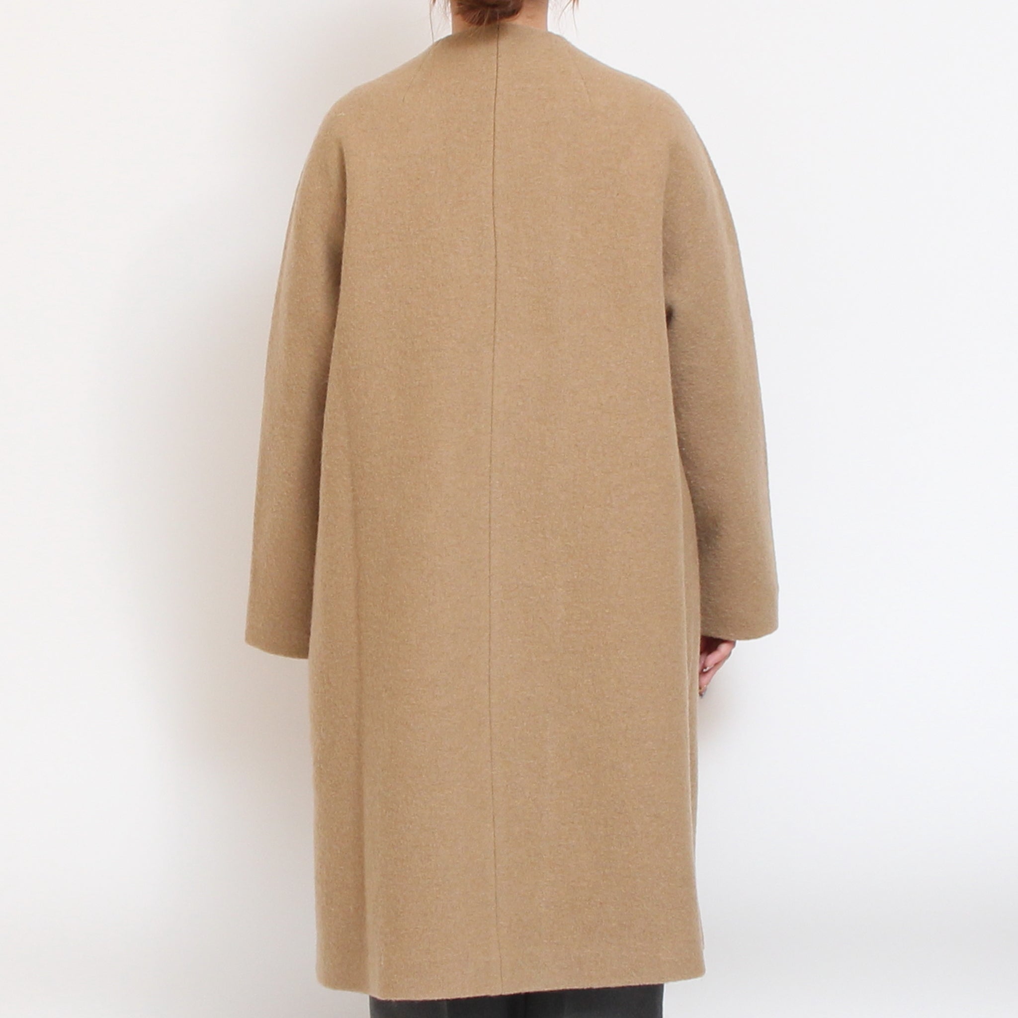 【再値下げ・40%OFF】【CAMELラスト1点】Vent d’ouestウールリング圧縮コート2511