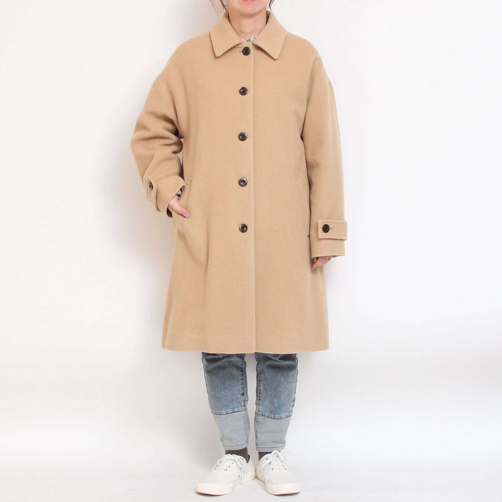【再値下げ・30%OFF】【CAMELのみ ラスト1点】裏リバティステンカラーコート(2511)