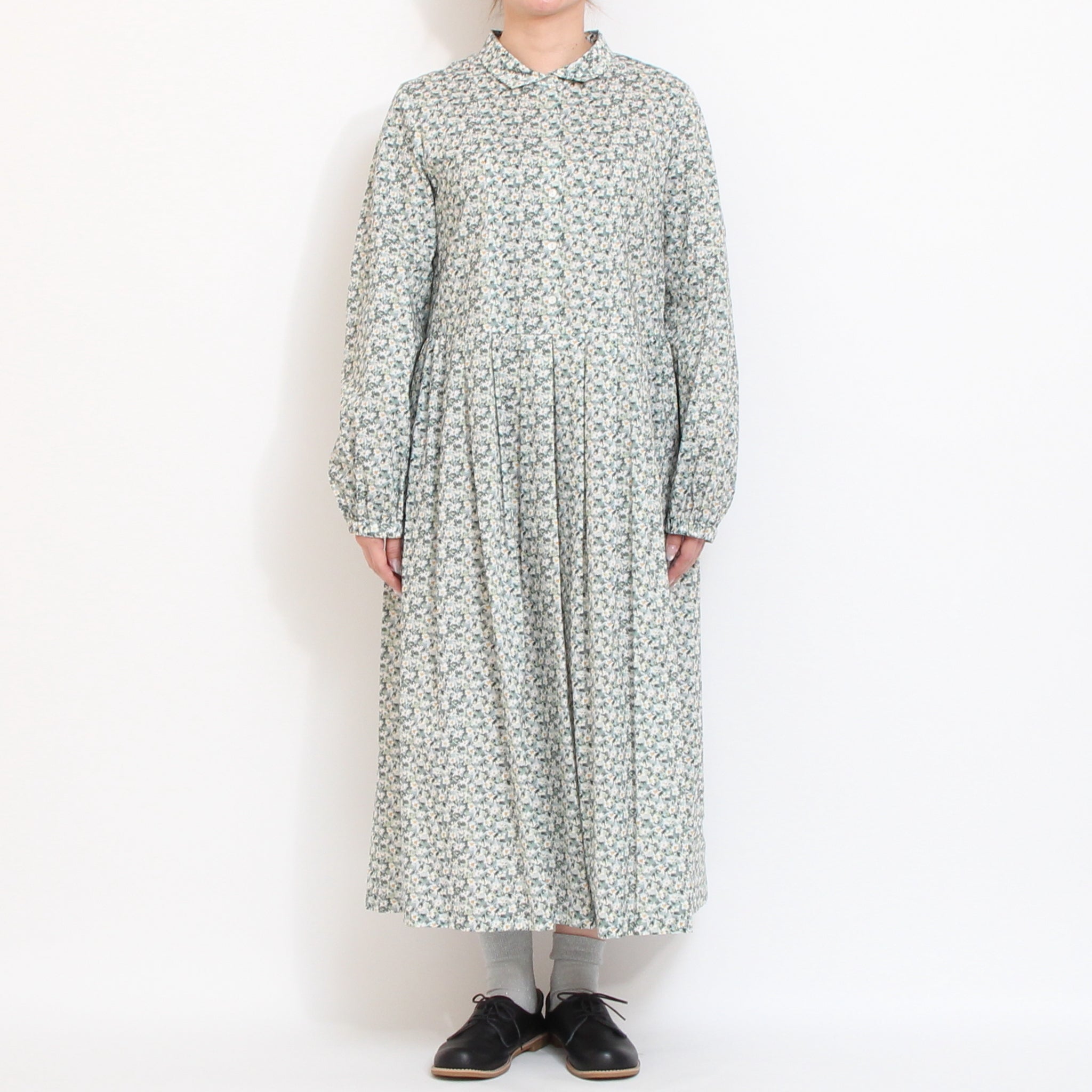 【30%OFF】【GREENラスト1点】リバティトップオープンワンピース(2603)