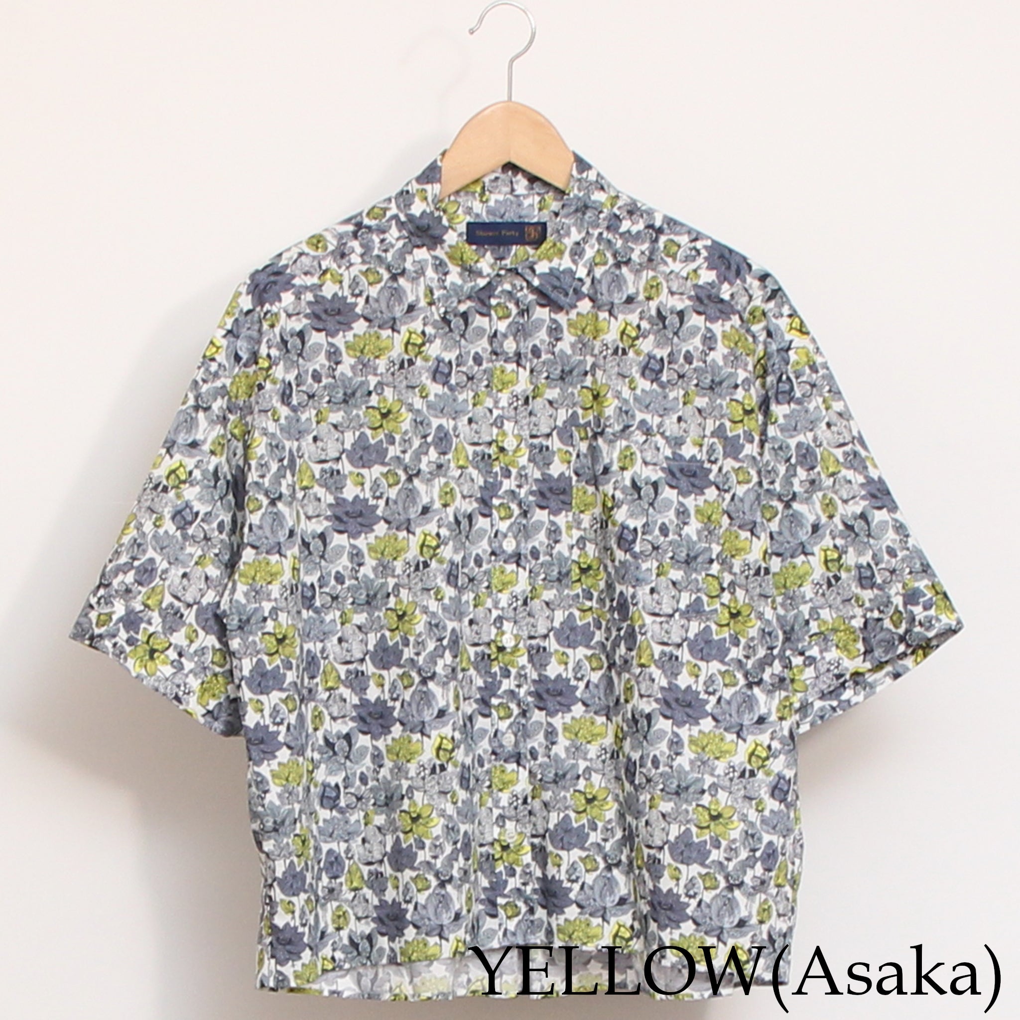 【YELLOW残り僅か】コットンリヨセル ワイドボックスシャツ2604