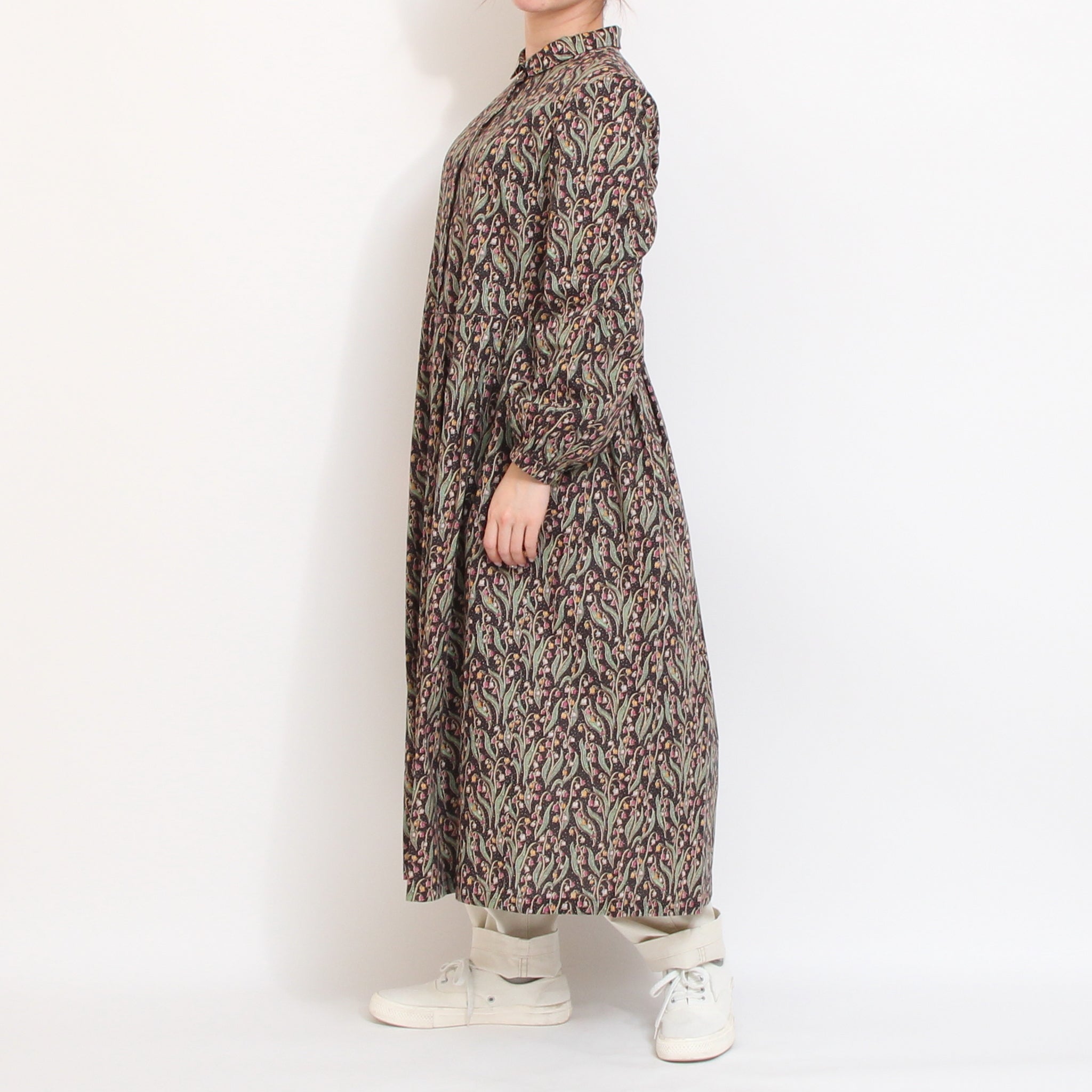 【30%OFF】【GREENラスト1点】リバティトップオープンワンピース(2603)