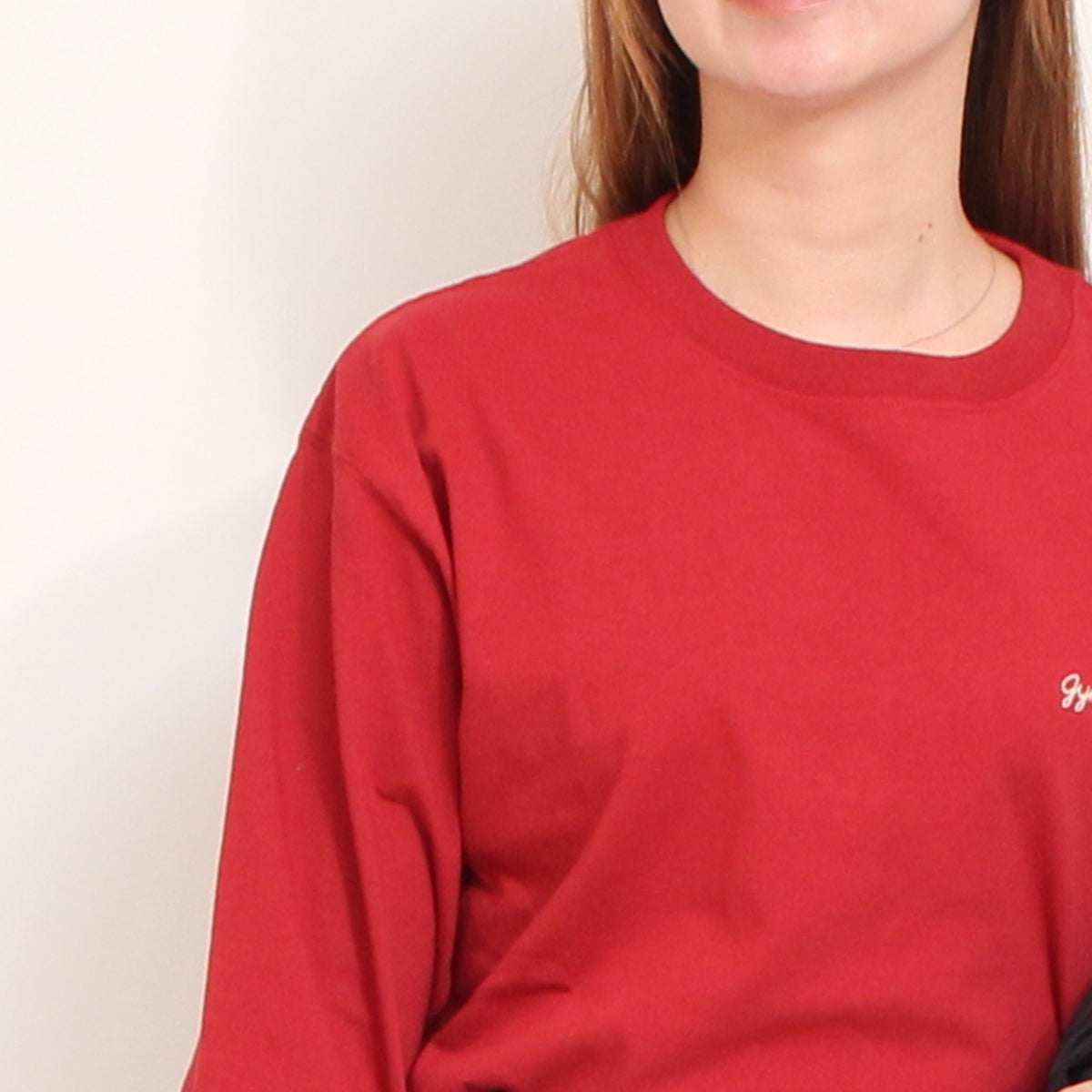 【残り僅か】GYMPHLEX長袖チェーンステッチTシャツ25
