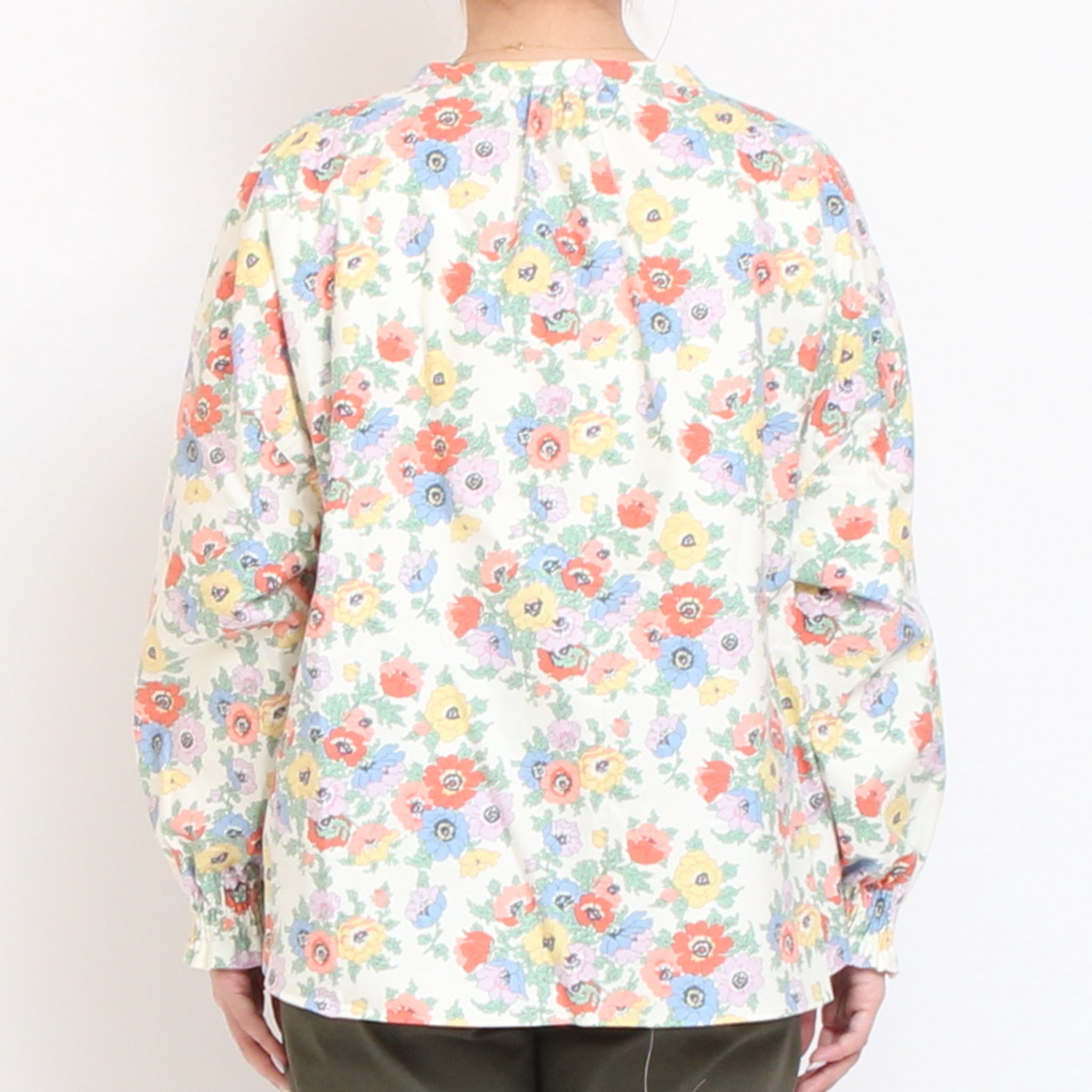 【RED残り僅か】Cotton Flannelマオカラープルオーバー2601