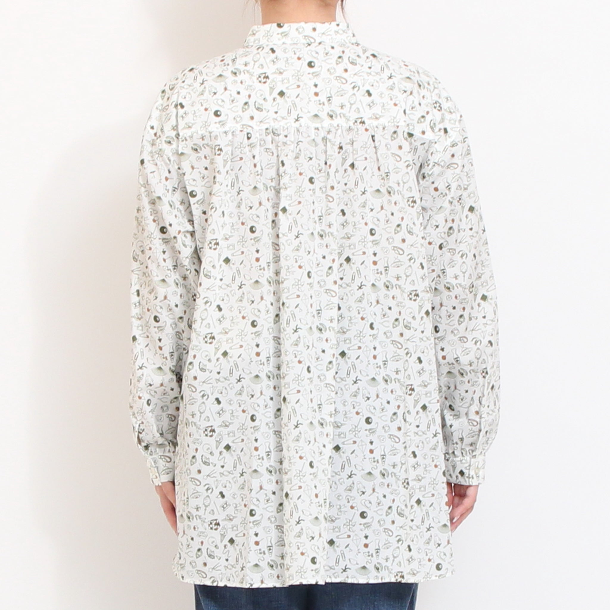 【30%OFF】【KHAKIラスト1点】リバティAラインチュニック(2603)