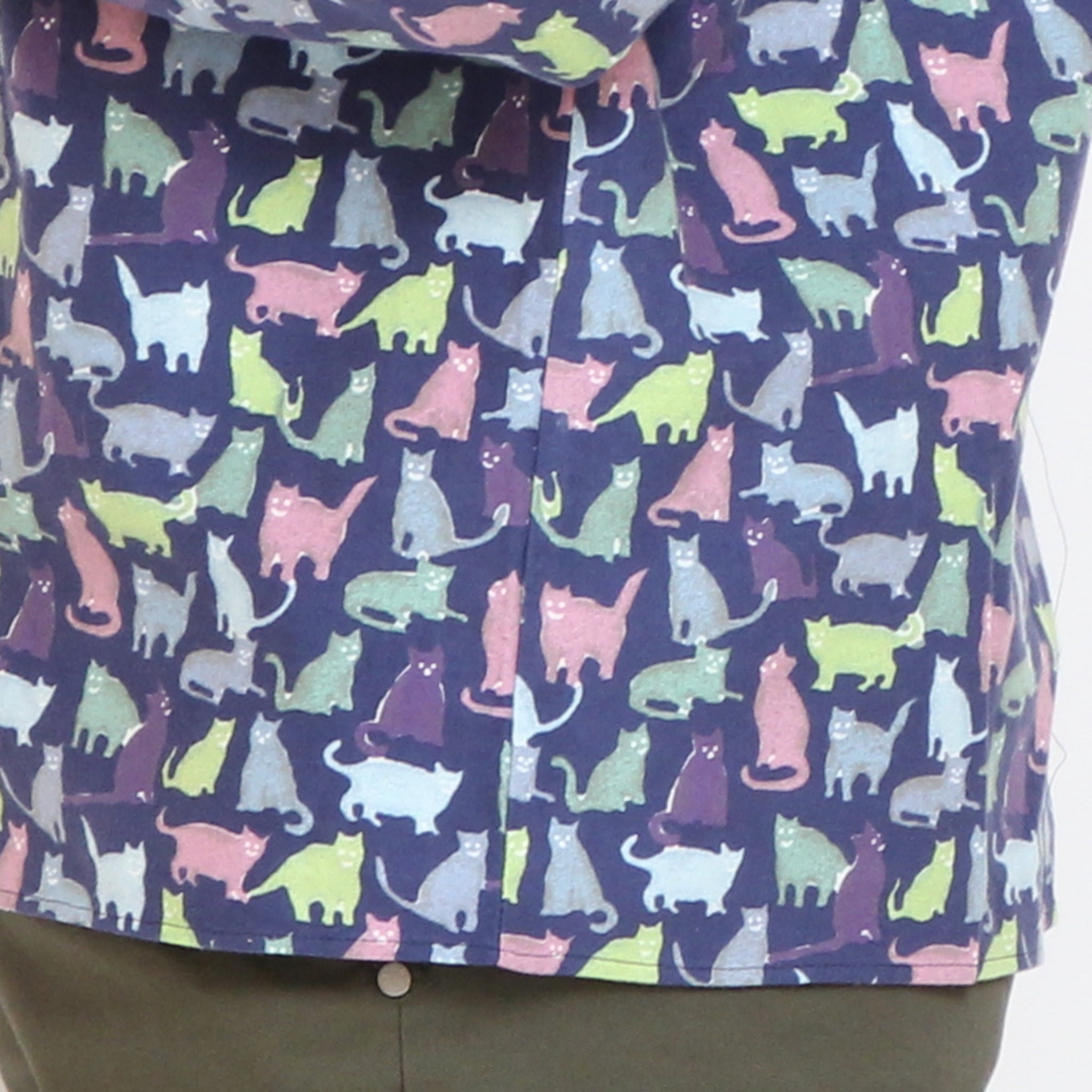 【IVORY・NAVYのみ 残り僅か】Cotton Flannelスタンドフリルシャツ2601