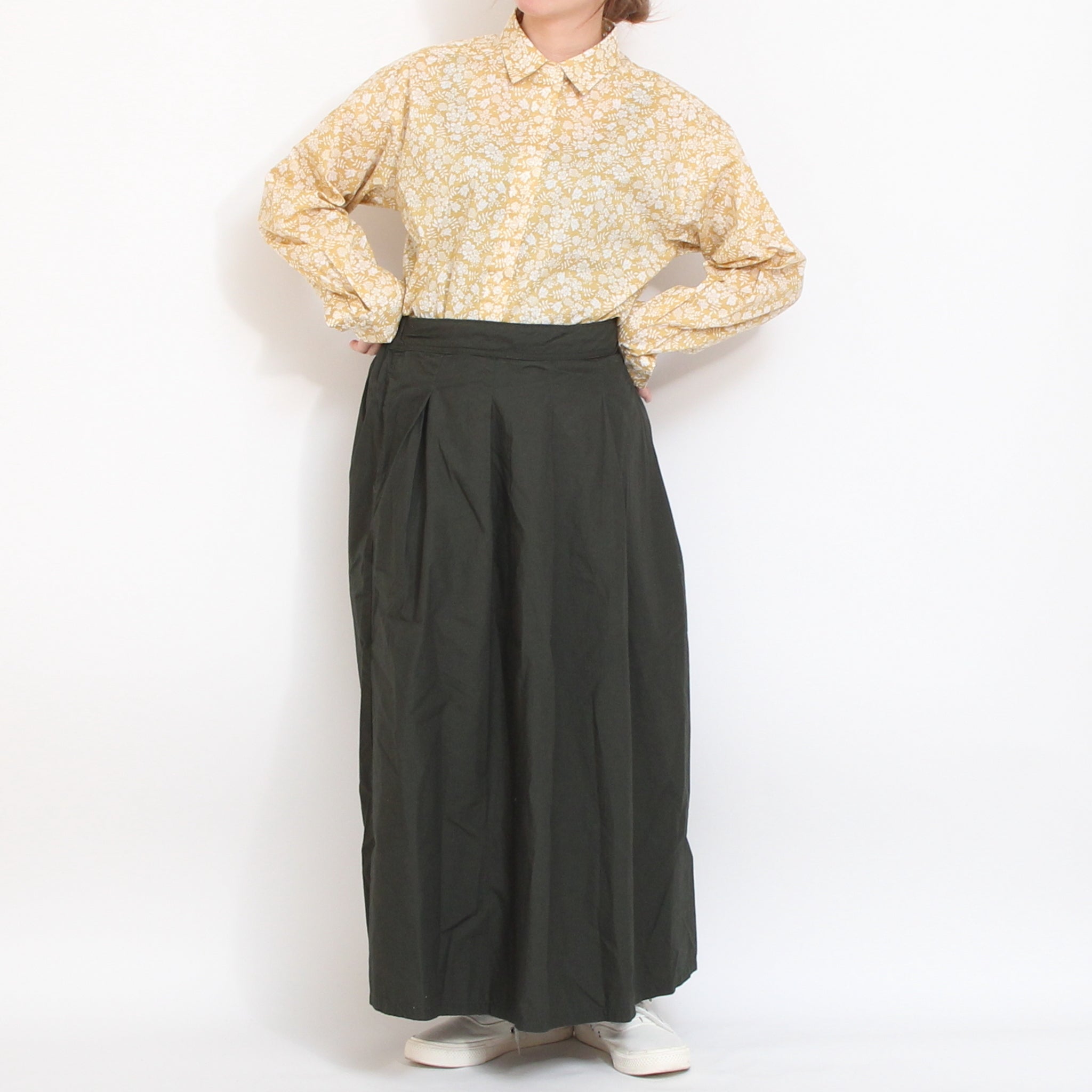 【20%OFF】【BLUE・SAXラスト1点ずつ】LIBERTYワイドレギュラーシャツ