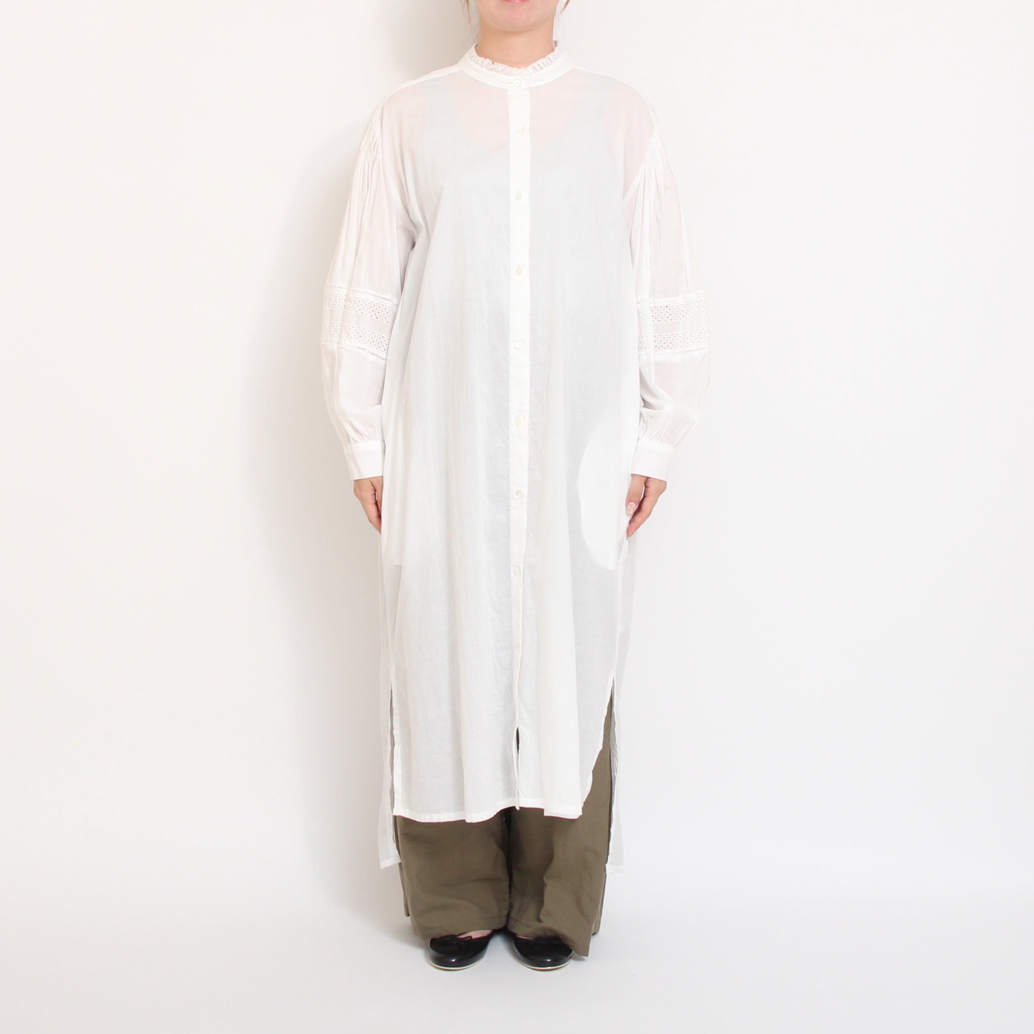 【30%OFF】【残り僅か】Midi Umiレースコンビフリルワンピース