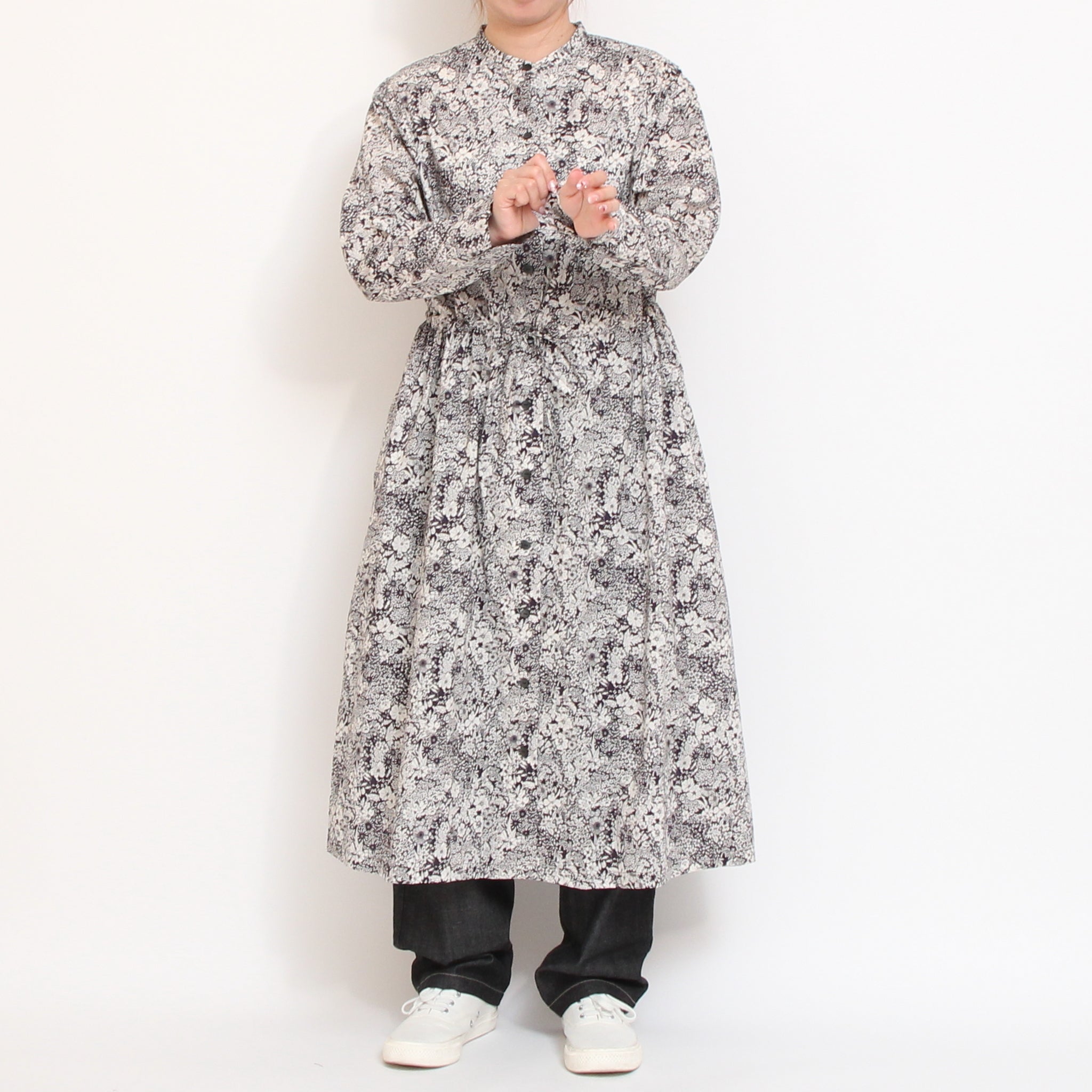 【期間限定20%OFF】【REDラスト1点】コットンリヨセル オールシーズンワンピース2604