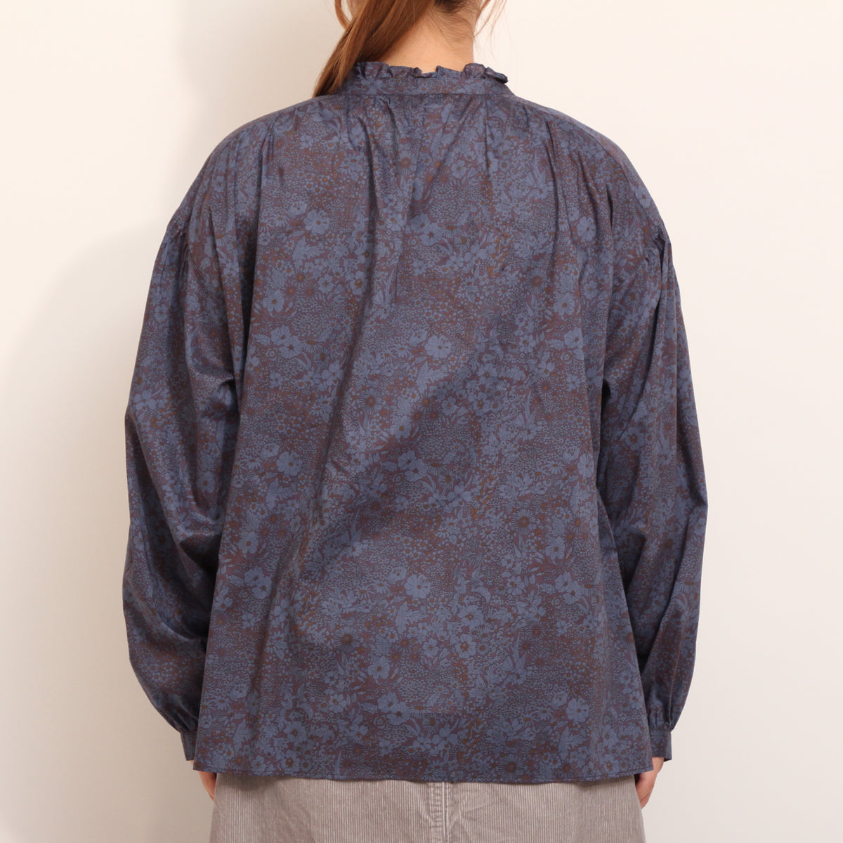 【吉祥寺本店限定商品】LIBERTYスタンドフリルギャザープルオーバー