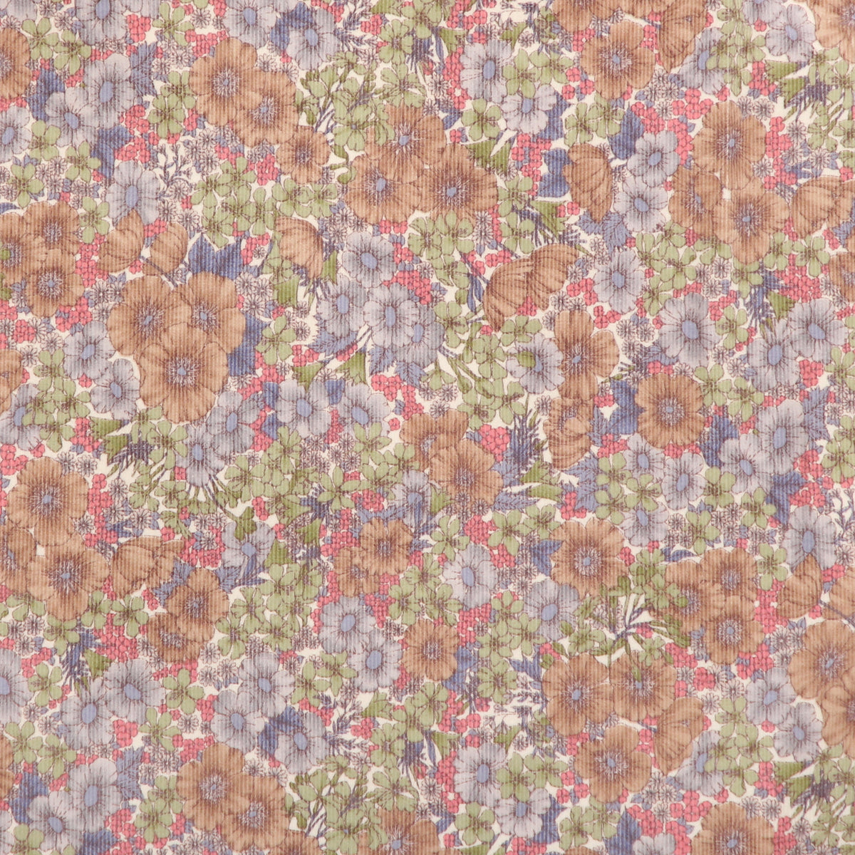 コーデュロイLIBERTYスタンドフリルシャツ