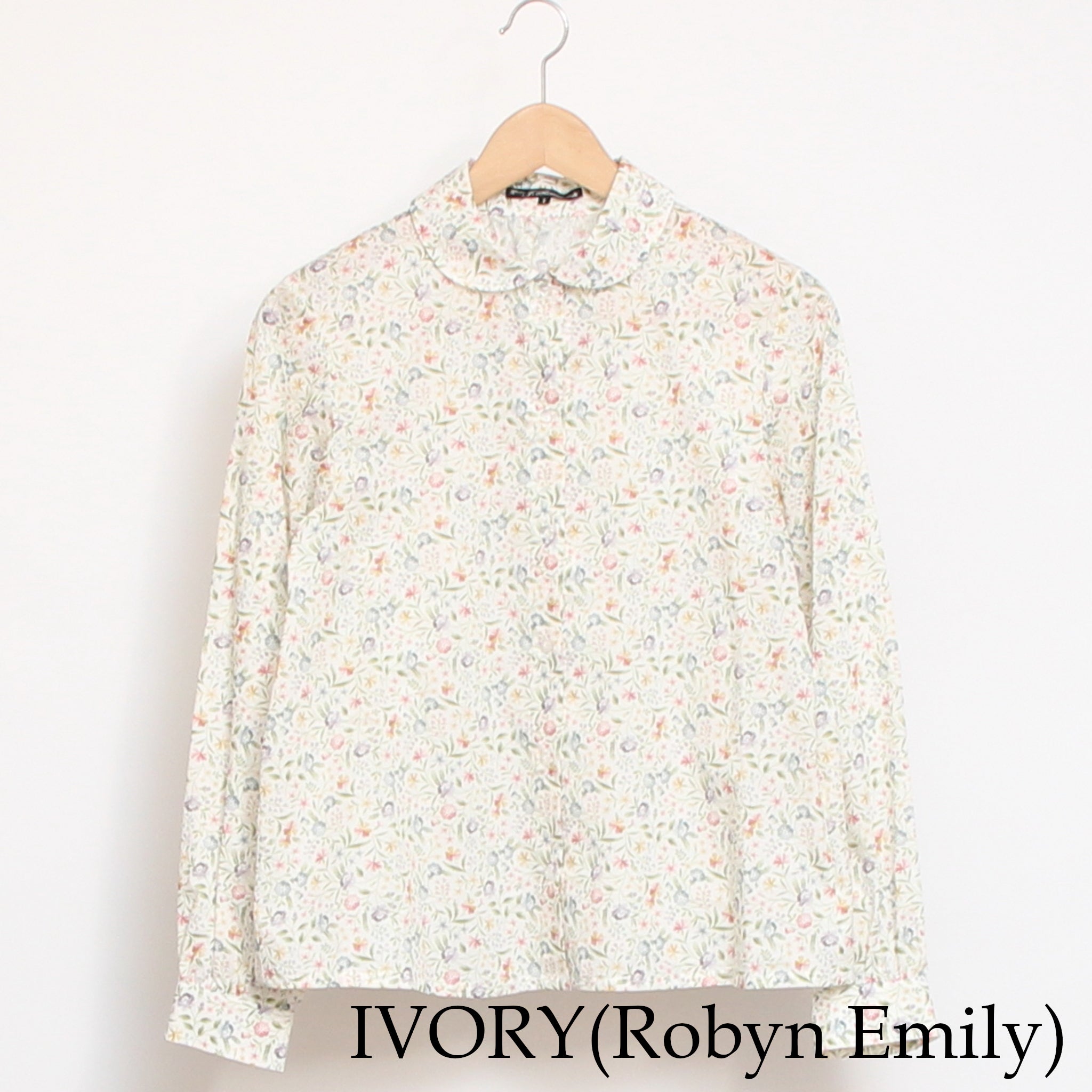 【YELLOWのみ ラスト1点】【本店限定商品】LIBERTYラウンドカラーショートシャツ