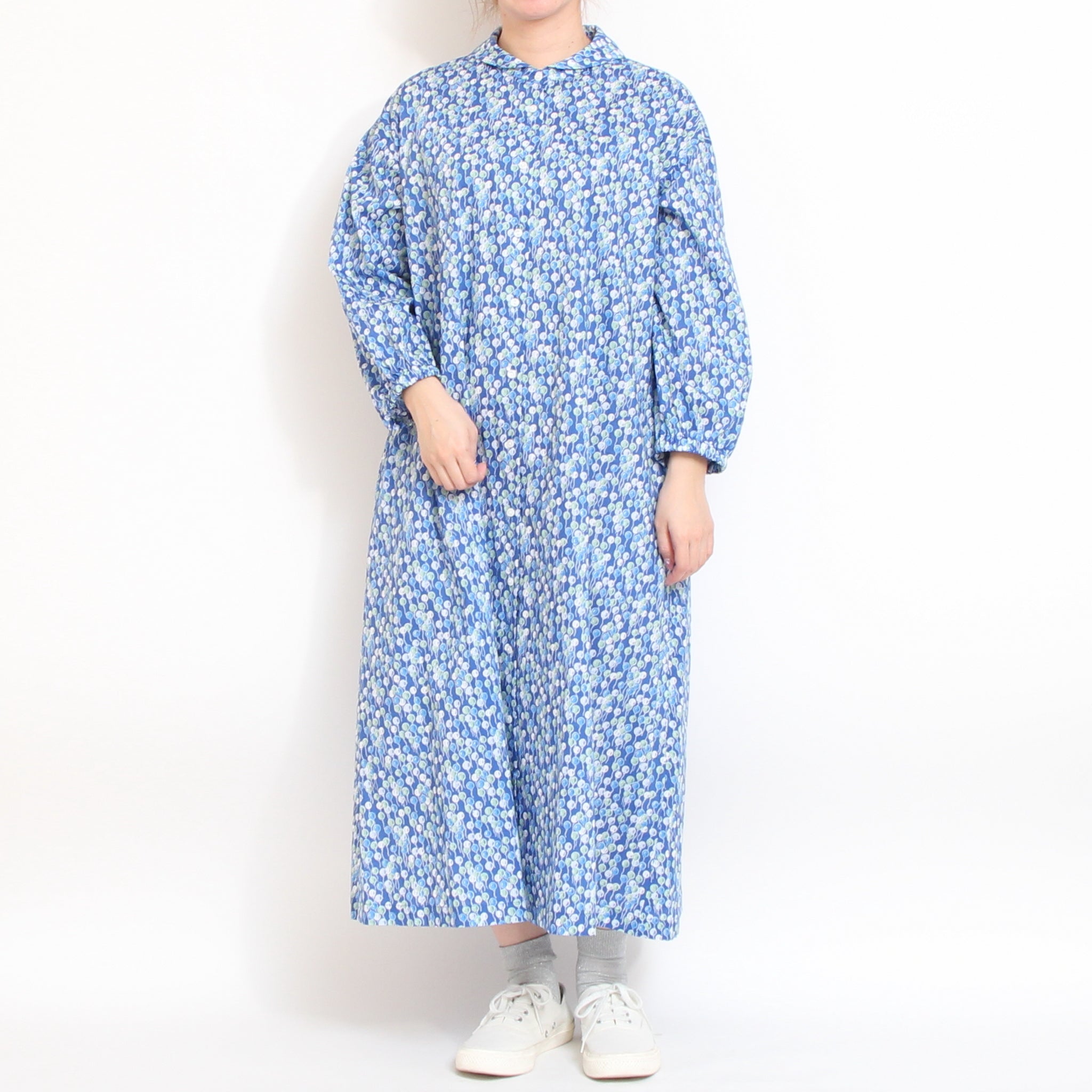 【20%OFF】【KHAKIラスト1点】リバティセーラーカラーフレアワンピース2603