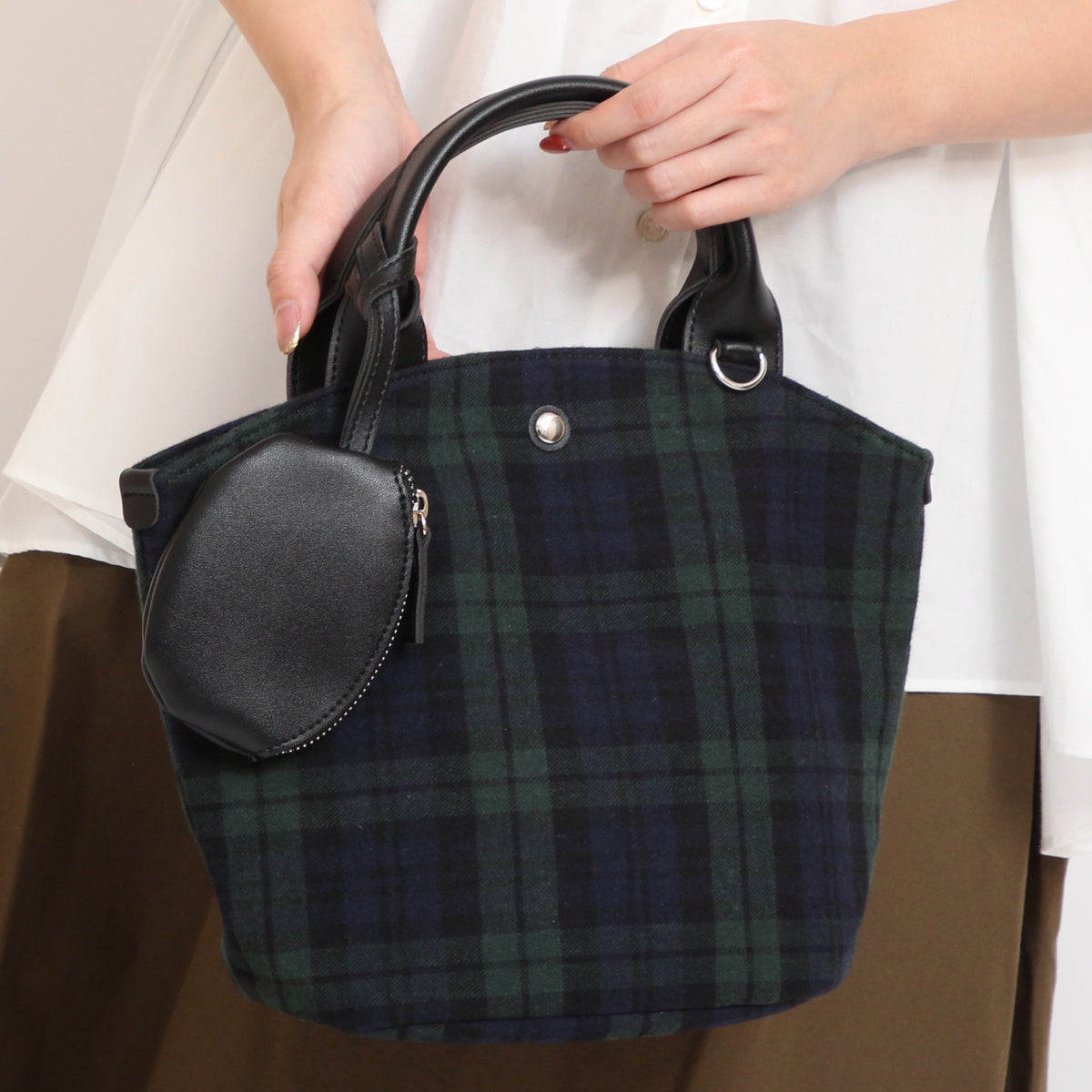 Cachelie CHECKトートバッグ