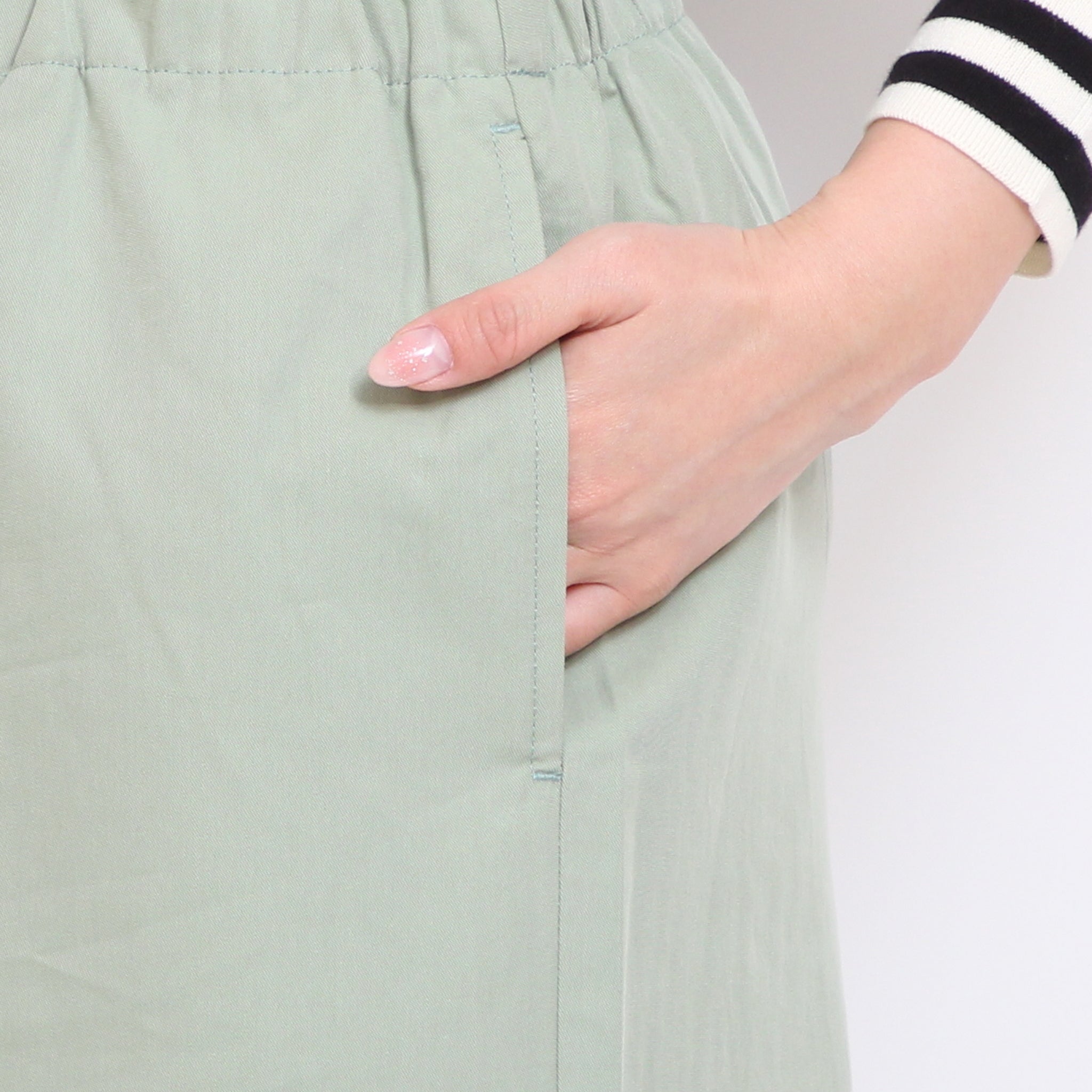 【残り僅か】【期間限定15%OFF】Pont de Chalonsコットンテンセルストレートパンツ(2602)