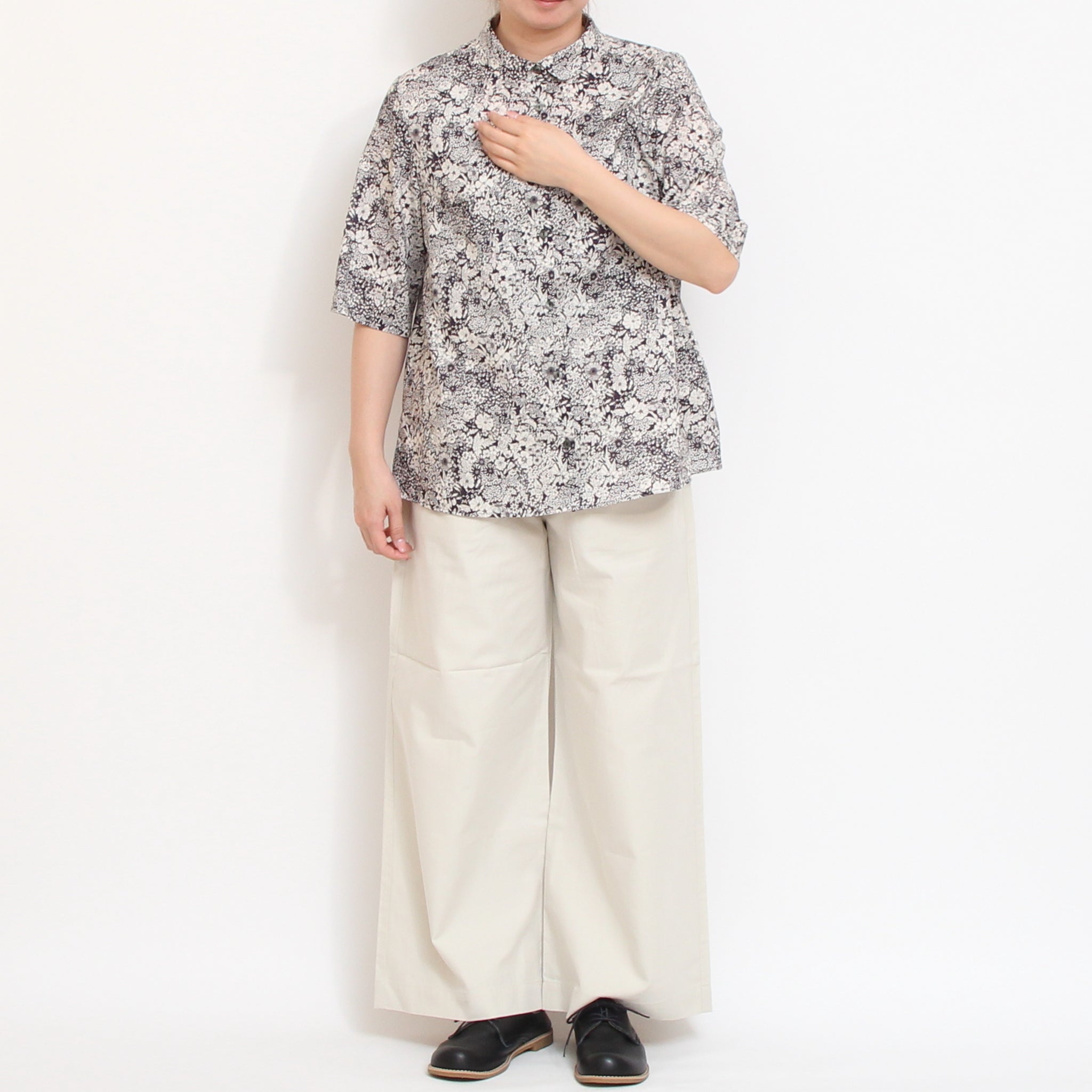 【残り僅か】【期間限定15%OFF】Pont de Chalonsコットンテンセルストレートパンツ(2602)