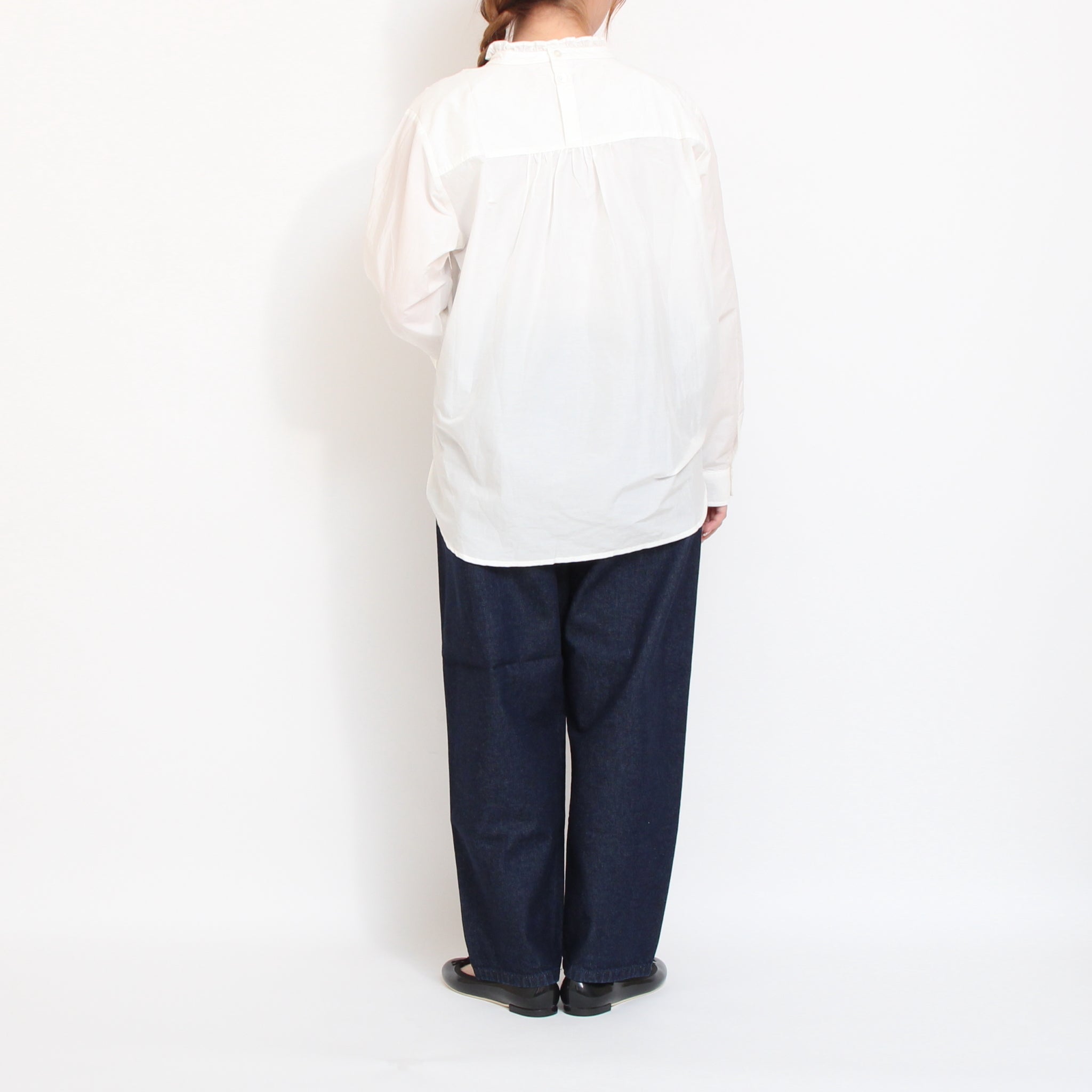 【30%OFF】【残り僅か】Pont de Chalonsフリルカラーブラウス