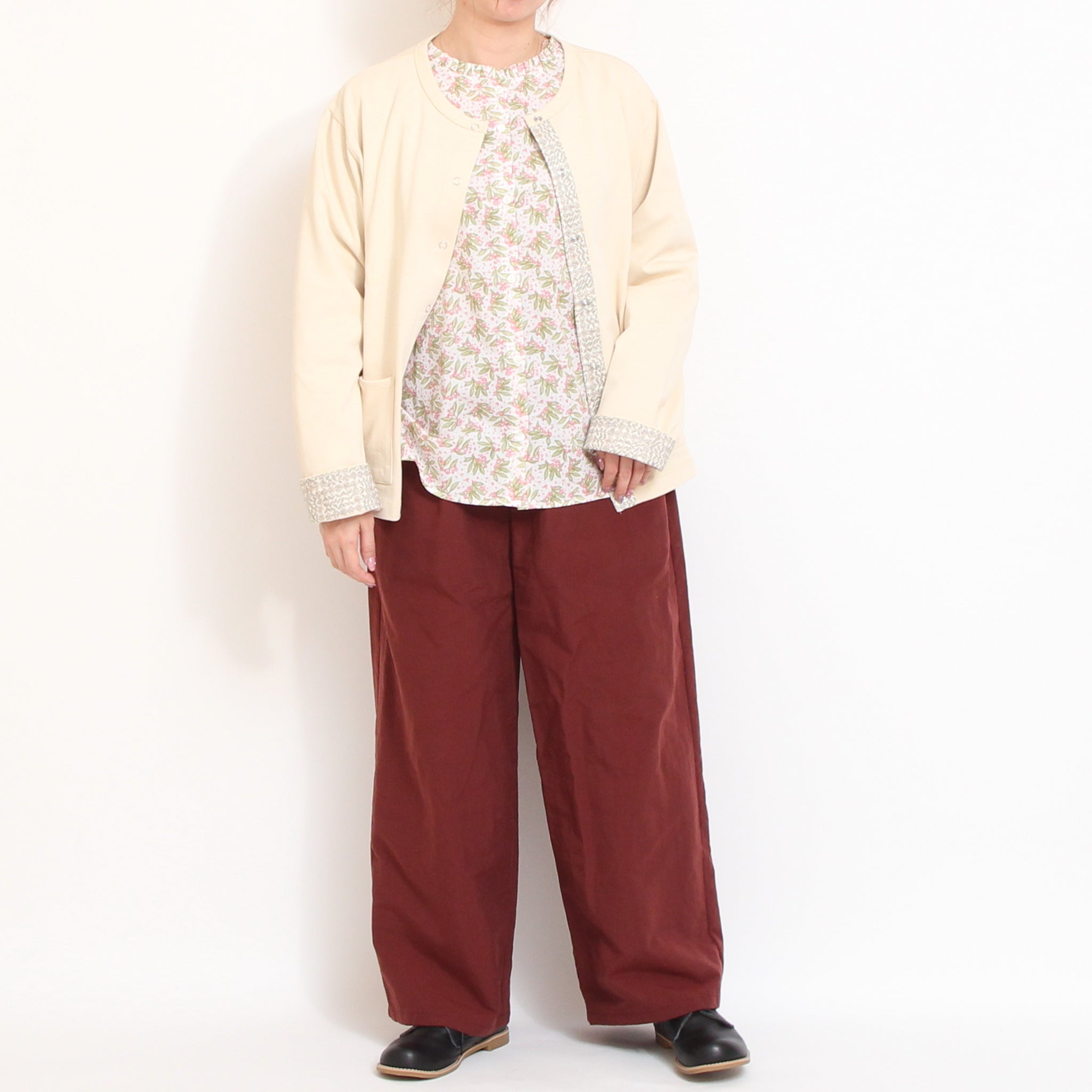 【期間限定30%OFF】Vent d'ouestイージーワイドパンツ(2603)