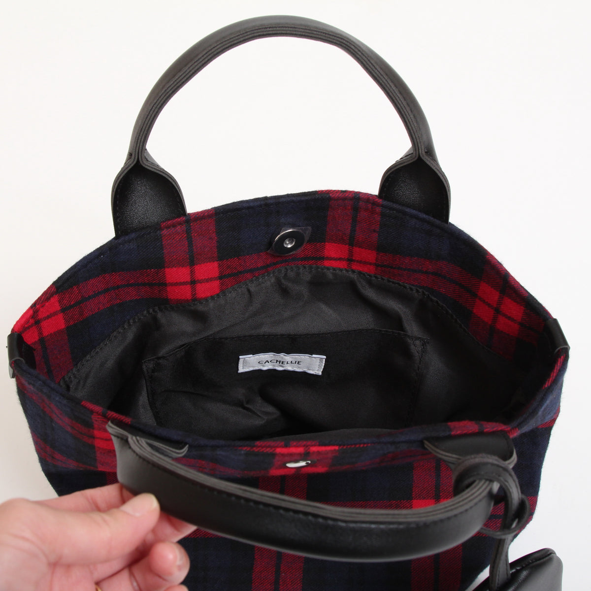 Cachelie CHECKトートバッグ