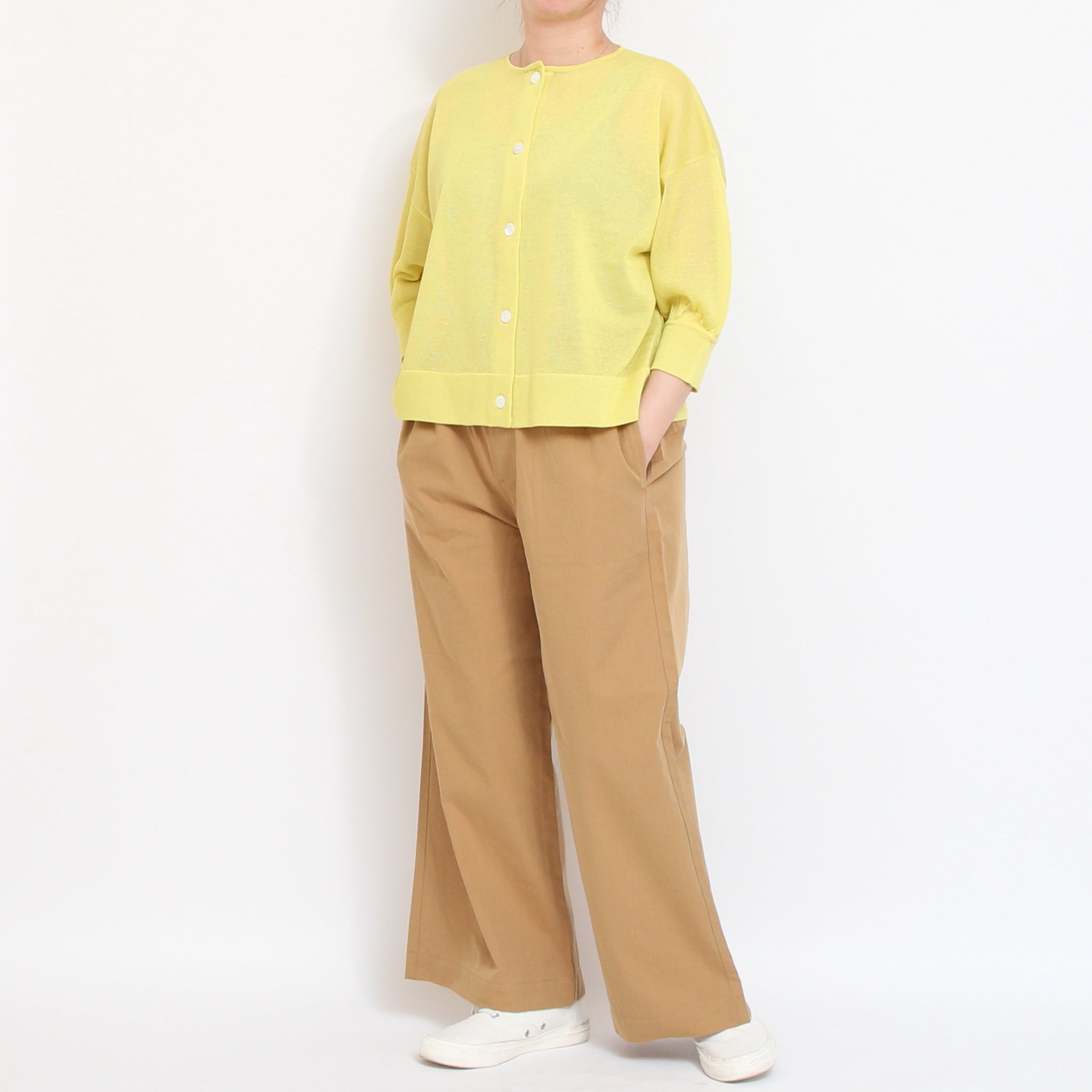 【30%OFF】【IVORY残り僅か】Pont de Chalonsシアーカーディガン