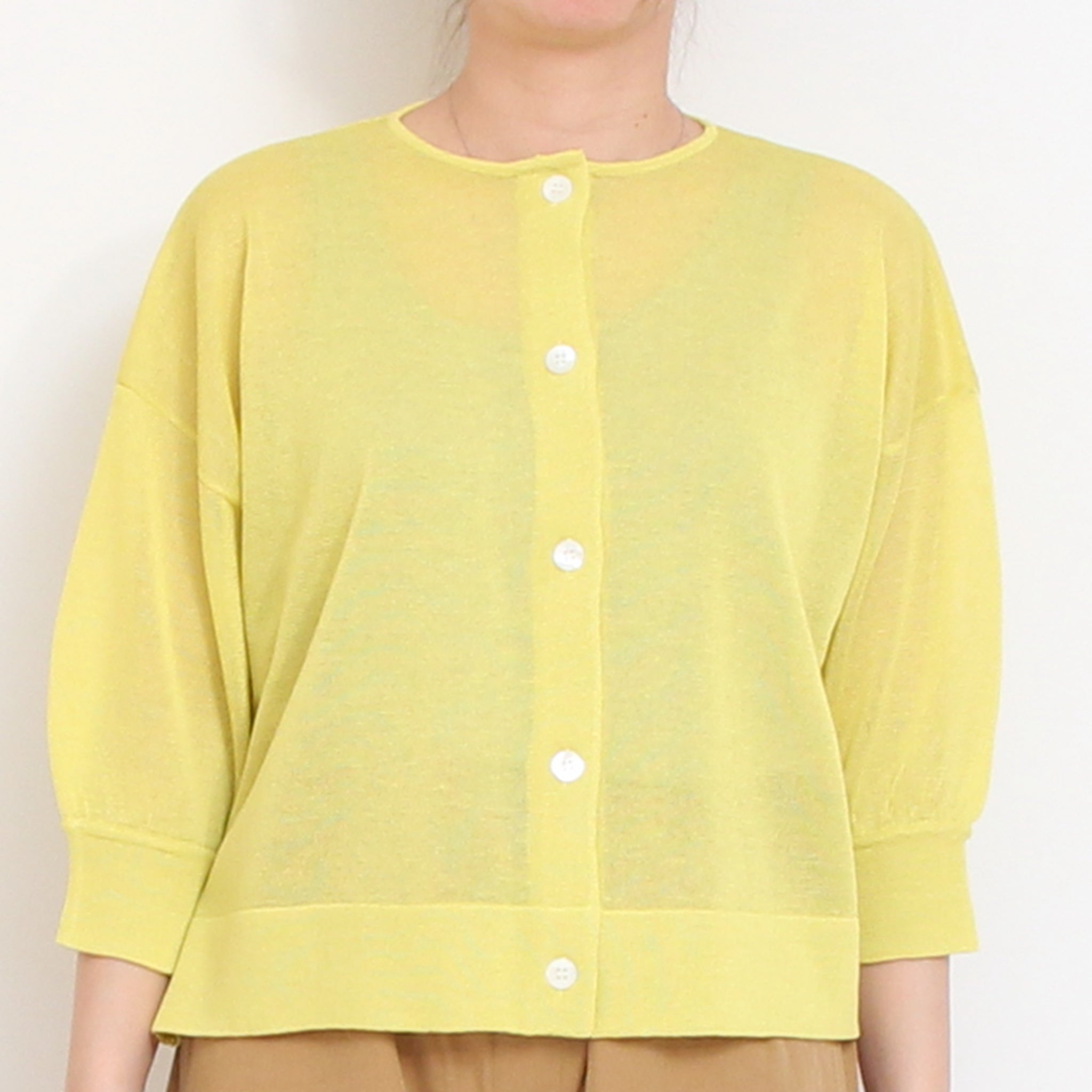 【30%OFF】【IVORY残り僅か】Pont de Chalonsシアーカーディガン