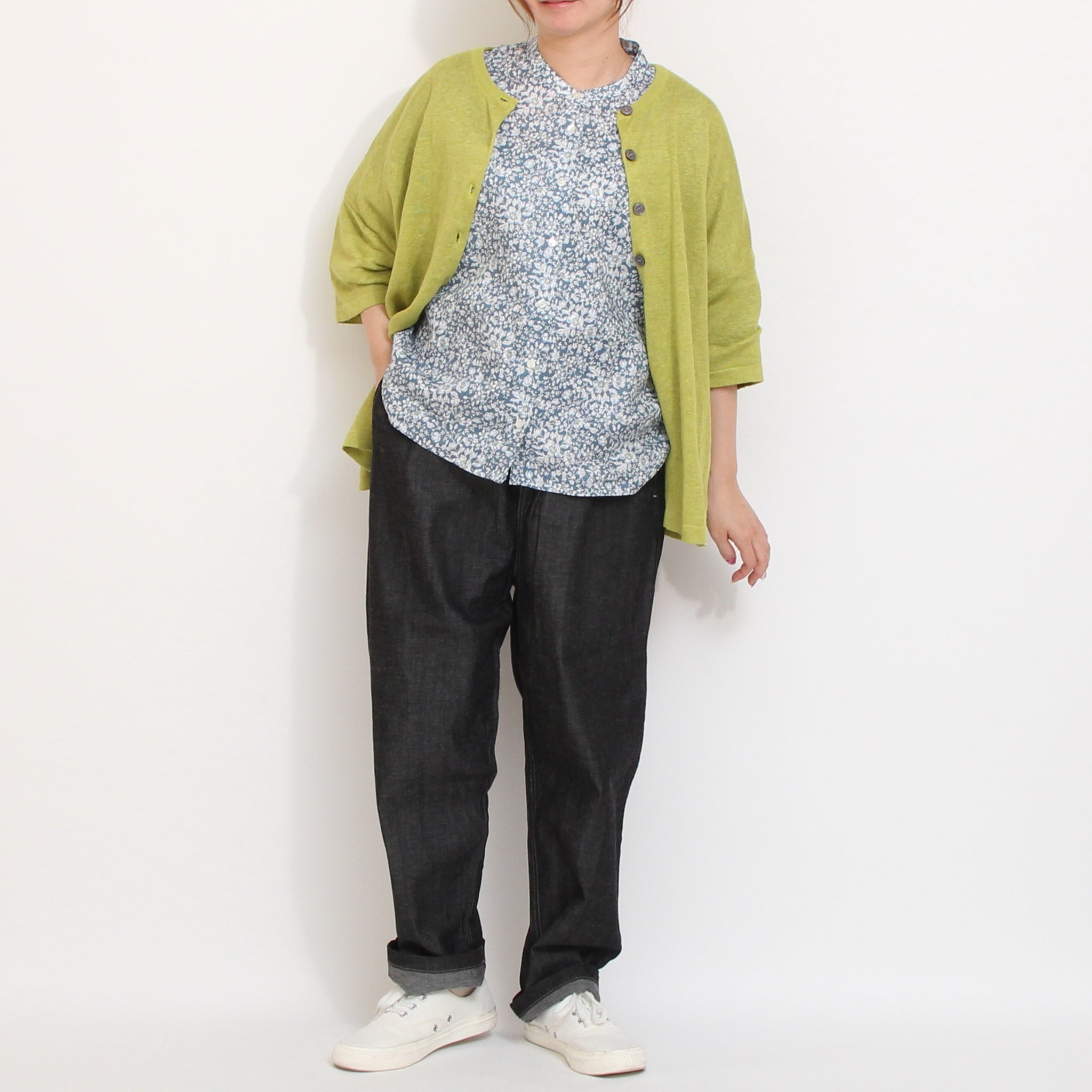 【20%OFF】【YELLOW残り僅か】フランダースリネンスタンドドルマンシャツ2605