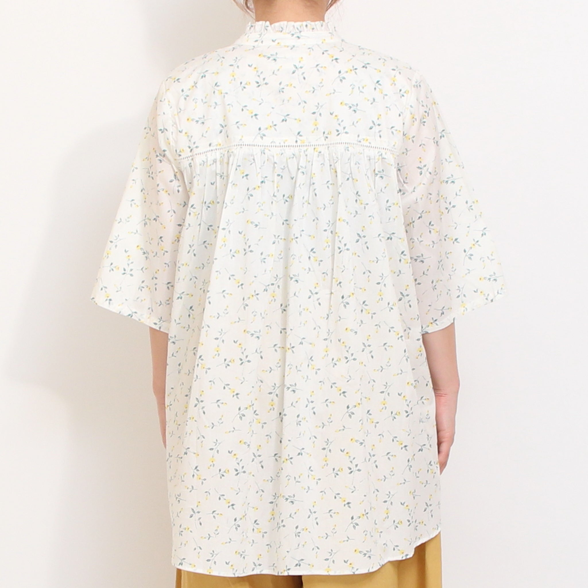 【期間限定15%OFF】【ラスト1点ずつ・本店限定商品】sosotto LIBERTY梯子レースチュニック