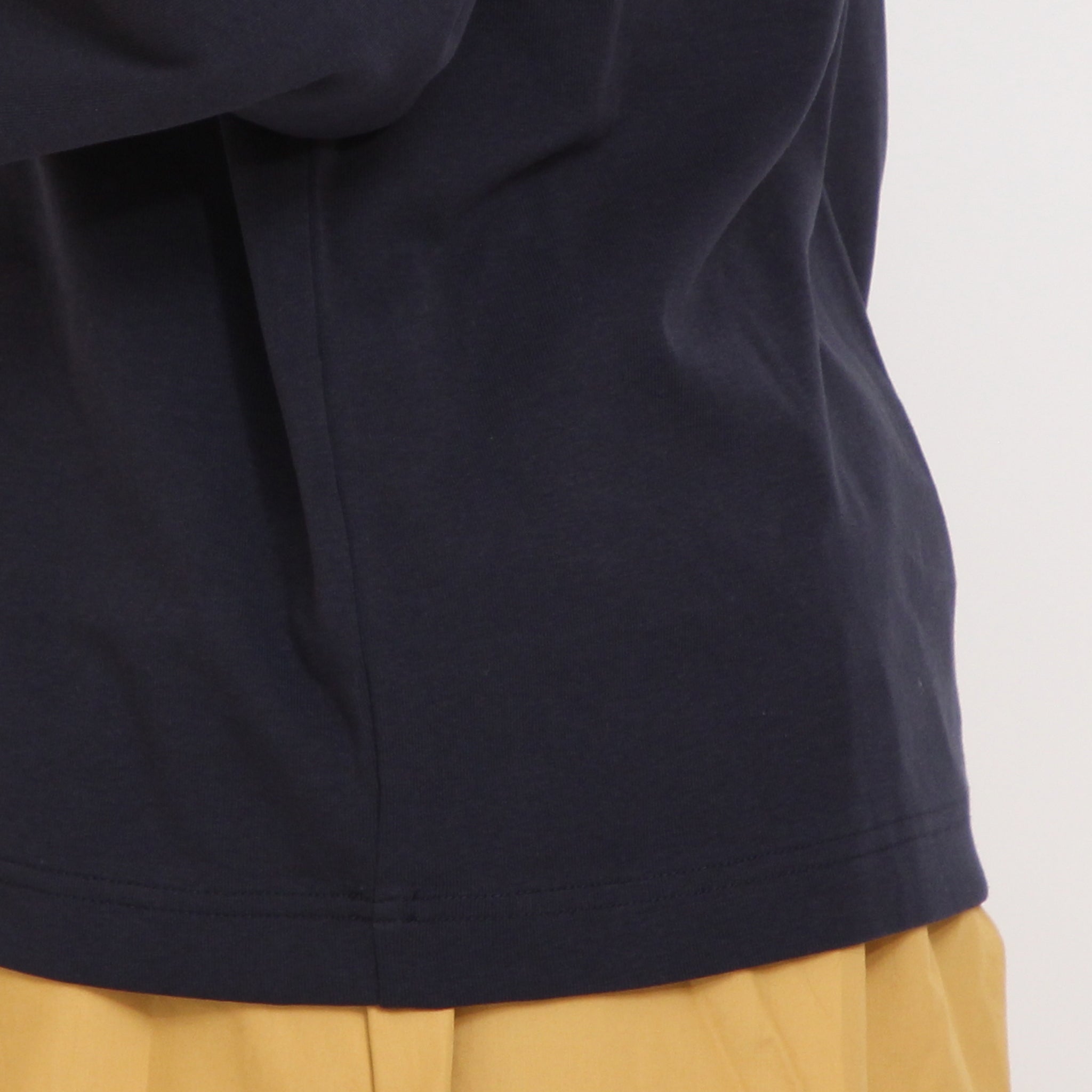 【BROWN残り僅か】sosottoLIBERTY使いフリルネックTシャツ