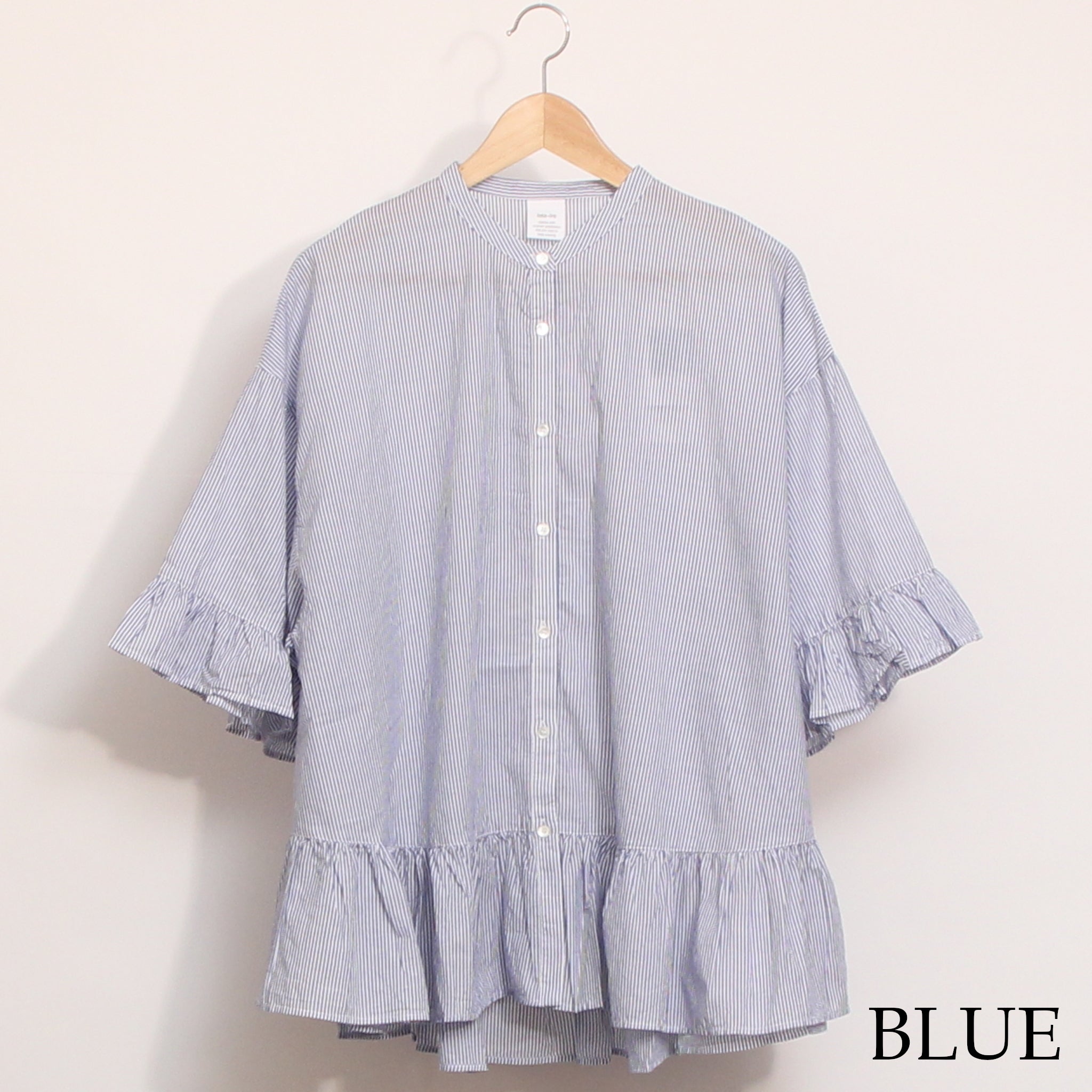 【YELLOWのみ 残り僅か】【本店限定商品】ista-ireフリルチュニック
