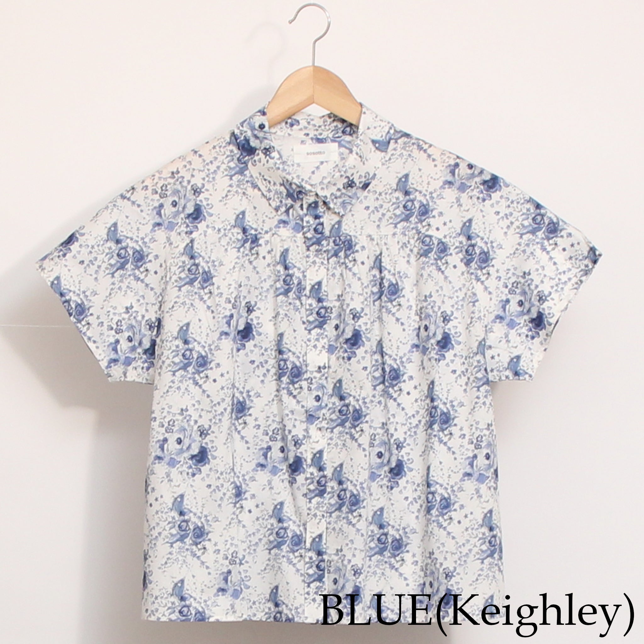 sosotto LIBERTYサドル切替シャツ