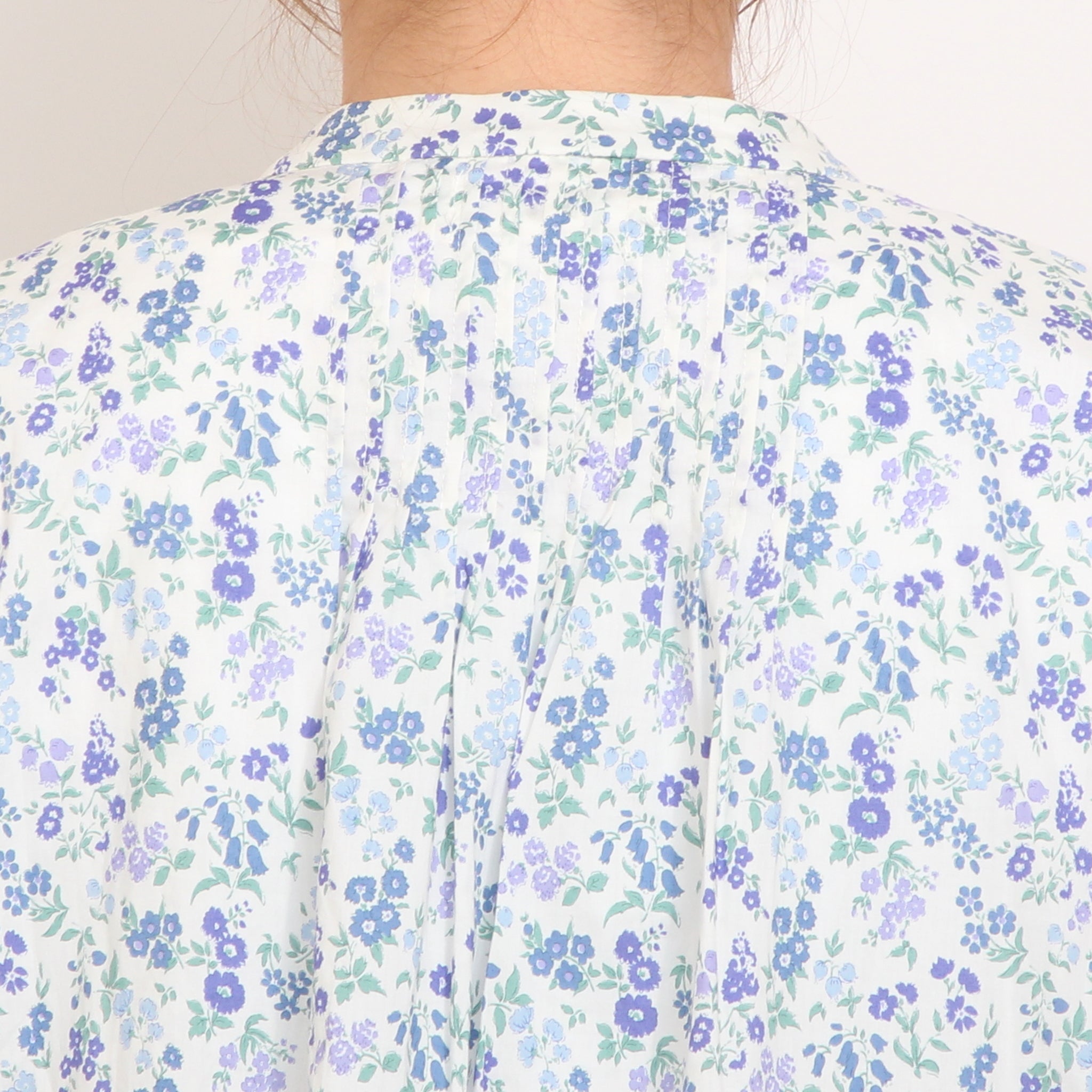 【期間限定15%OFF】【REDのみ ラスト1点・本店限定商品】sosotto LIBERTY細ピンタックシャツ