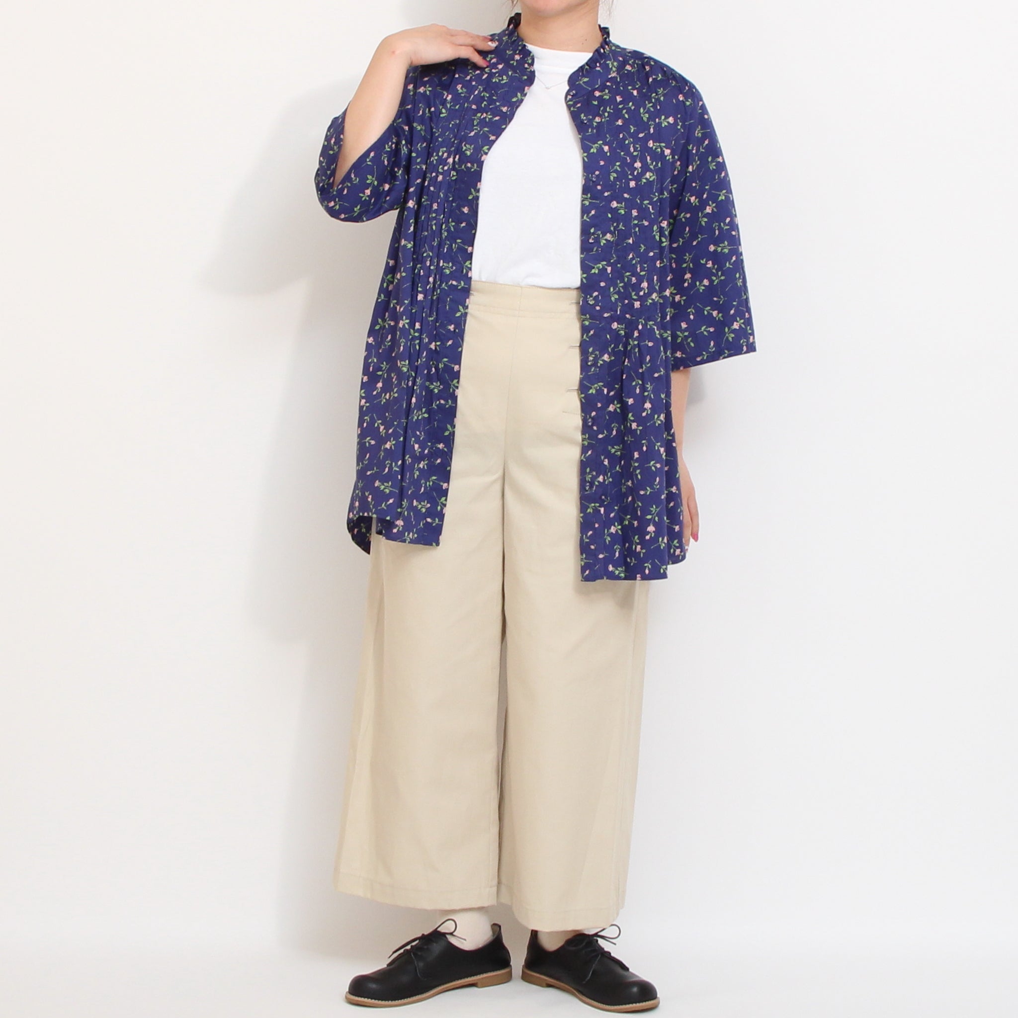 【期間限定15%OFF】【ラスト1点ずつ・本店限定商品】sosotto LIBERTY梯子レースチュニック