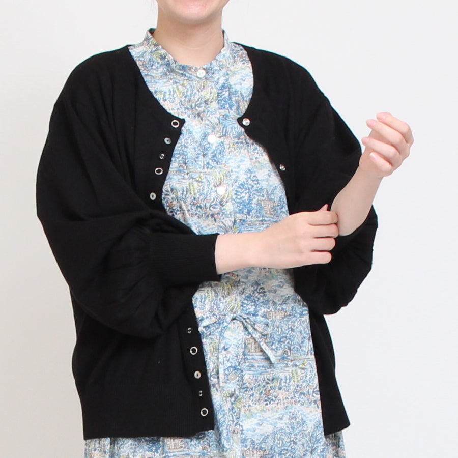 Pont de Chalons MIX釦ニットカーディガン