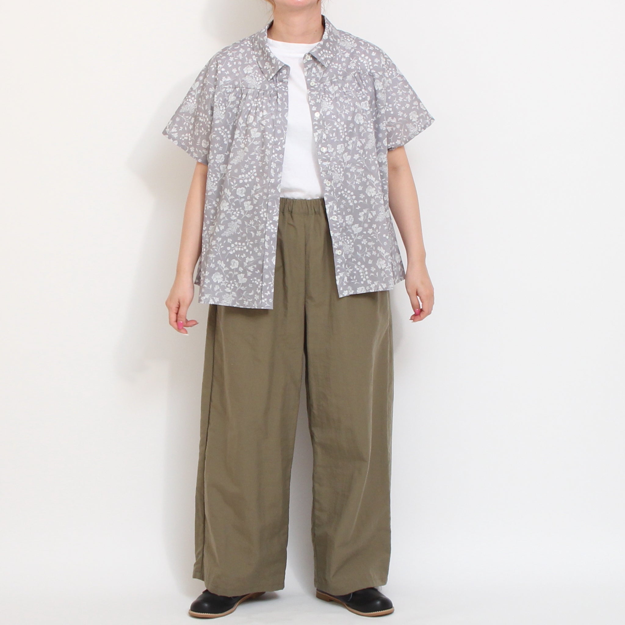 sosotto LIBERTYサドル切替シャツ